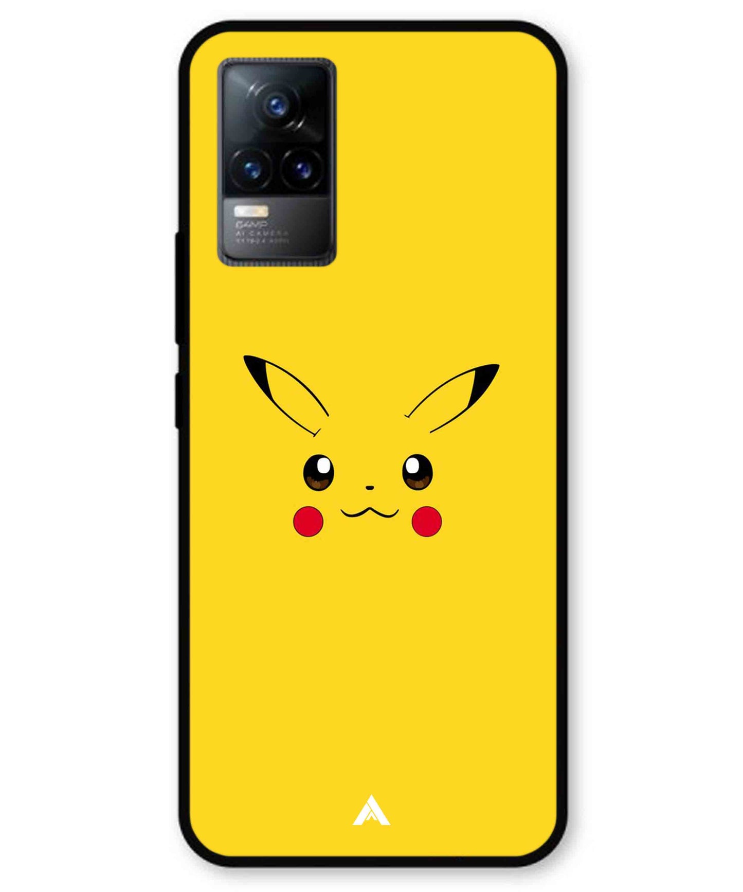 Pikachu Pokemon Metal Back Cover Phone Case for Vivo Y73