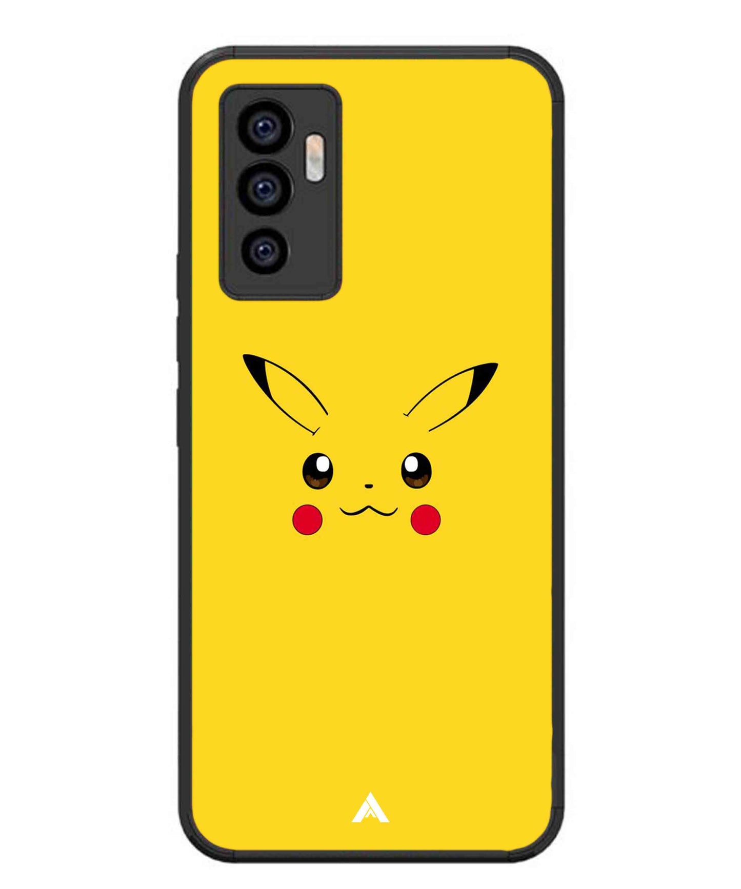 Pikachu Pokemon Metal Back Cover Phone Case for Vivo v23e