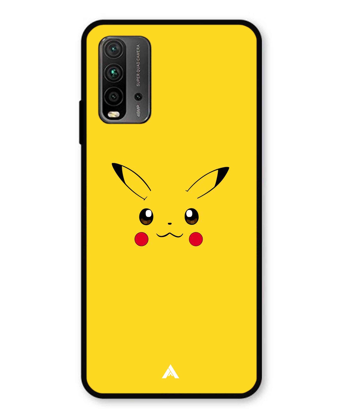 Pikachu Pokemon Metal Back Cover Phone Case for Xiaomi Redmi 9 Power