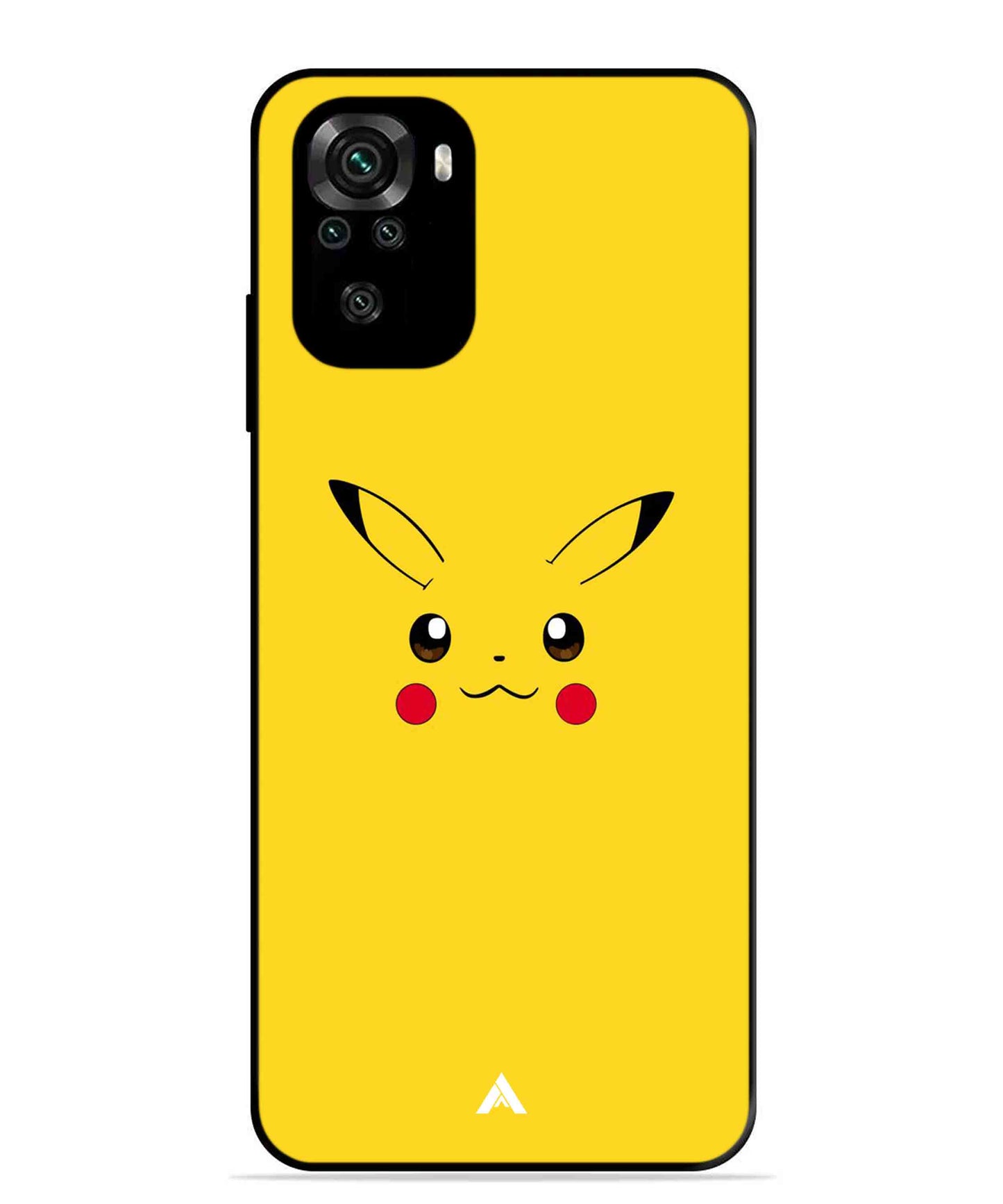 Pikachu Pokemon Metal Back Cover Phone Case for Xiaomi Redmi Note 10