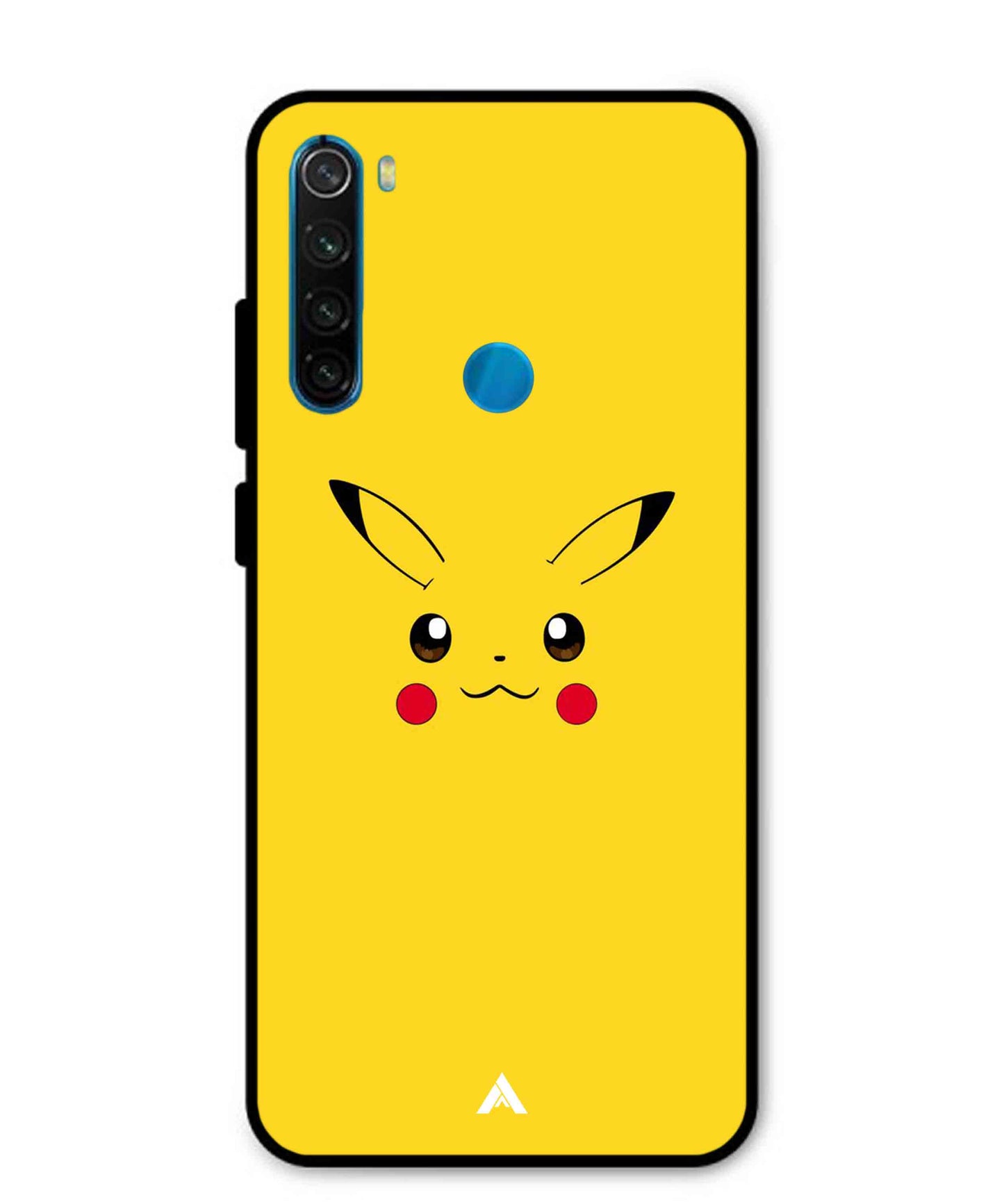 Pikachu Pokemon Metal Back Cover Phone Case for Xiaomi Redmi Note 8