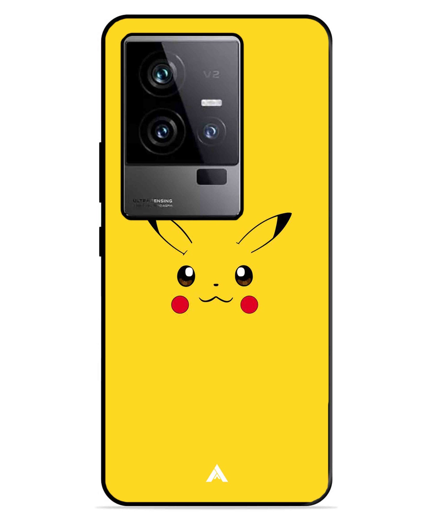 Pikachu Pokemon Metal Back Cover Phone Case for iQOO 11