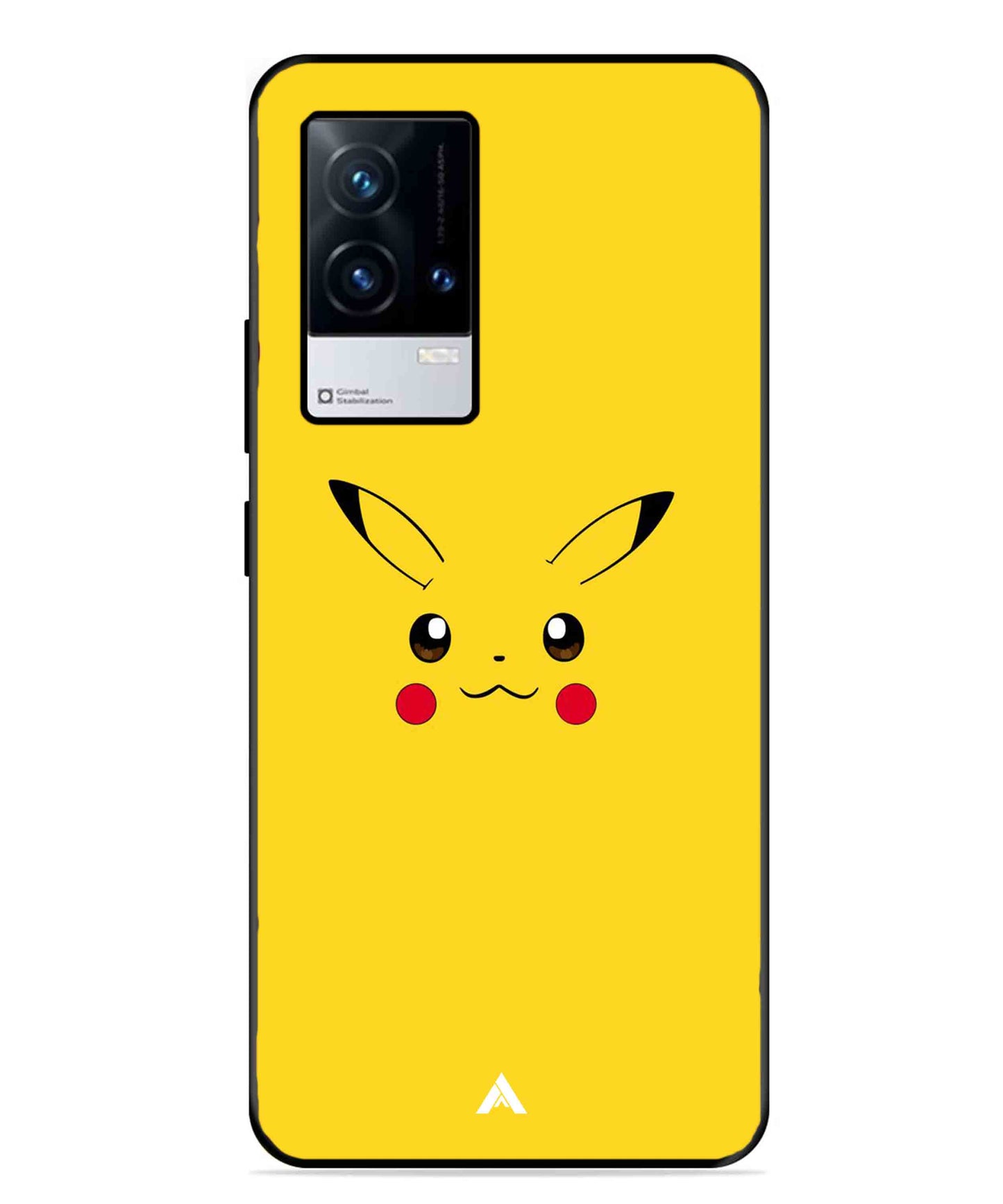 Pikachu Pokemon Metal Back Cover Phone Case for iQOO 9