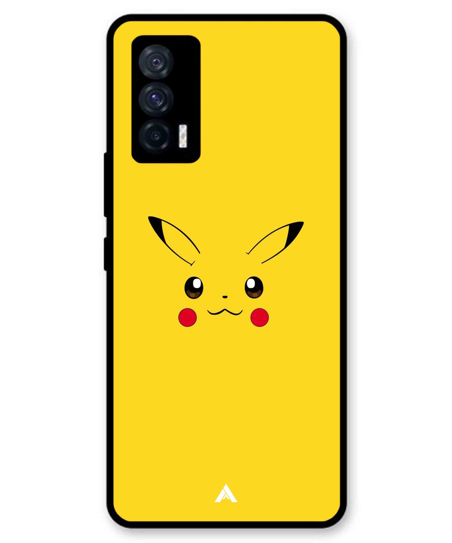 Pikachu Pokemon Metal Back Cover Phone Case for iQOO Neo 5