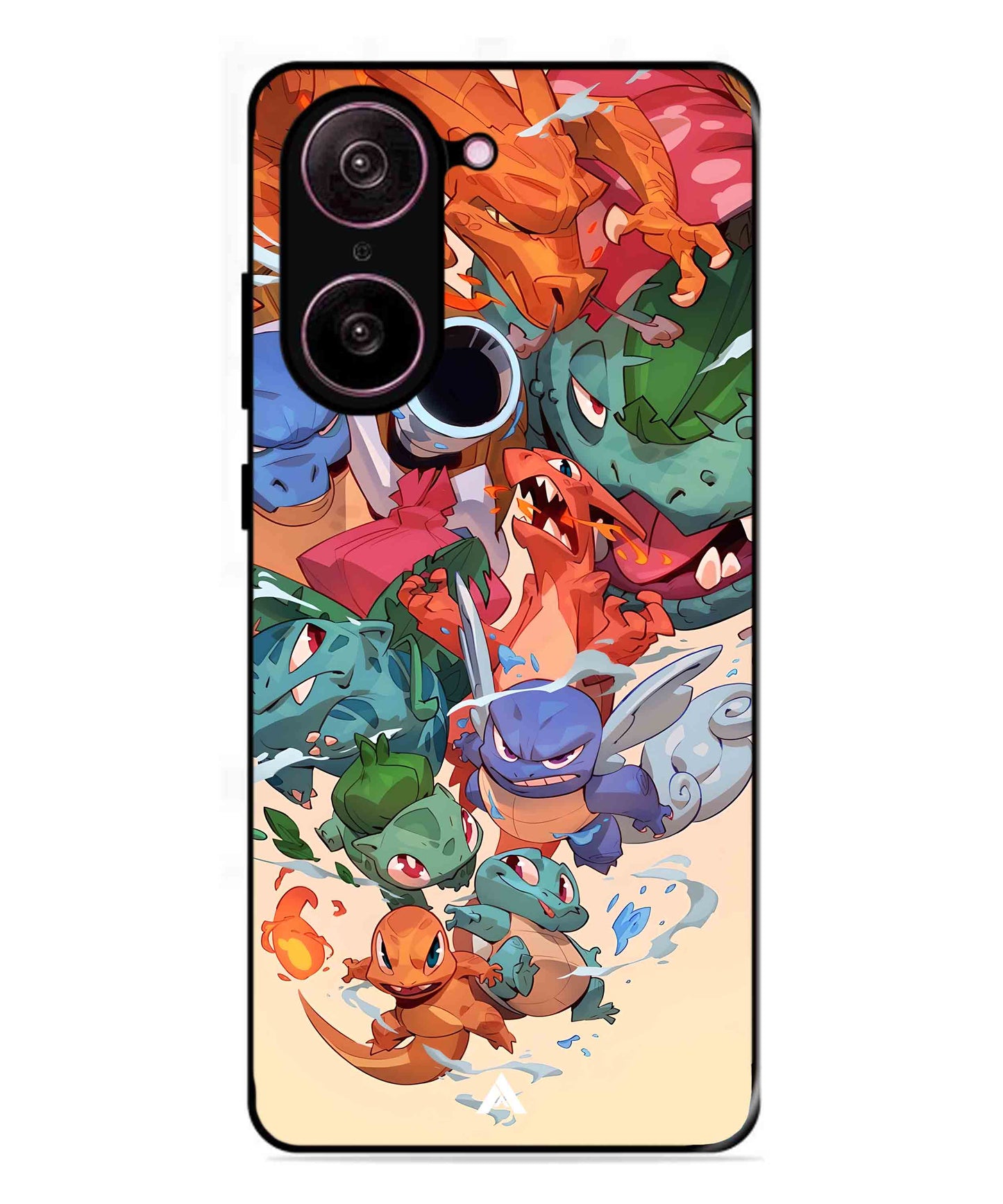 Pokemon Team 2 Metal Back Cover Phone Case for Oneplus Nord CE 5