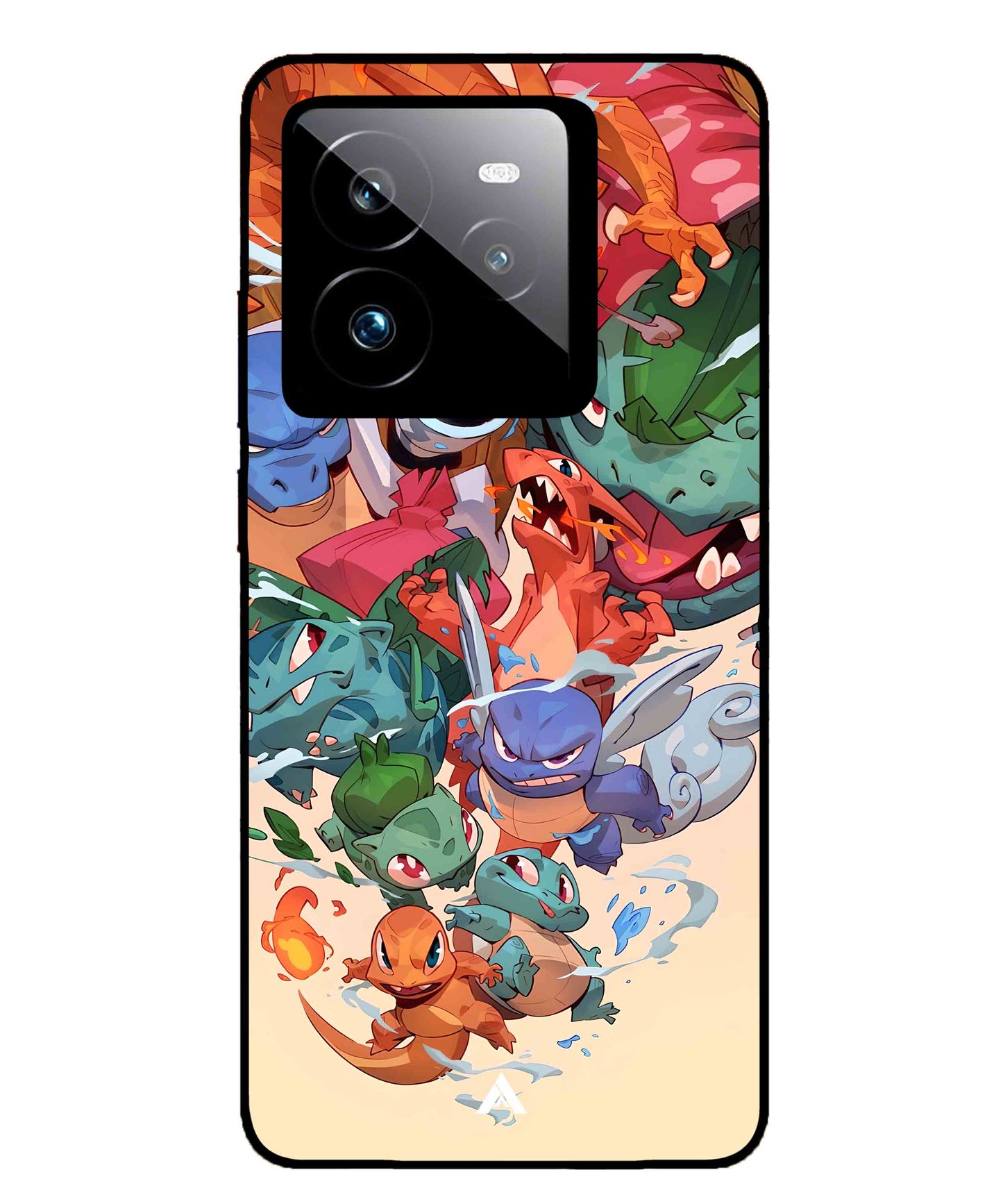 Pokemon Team 2 Metal Back Cover Phone Case for Realme GT 7 Pro