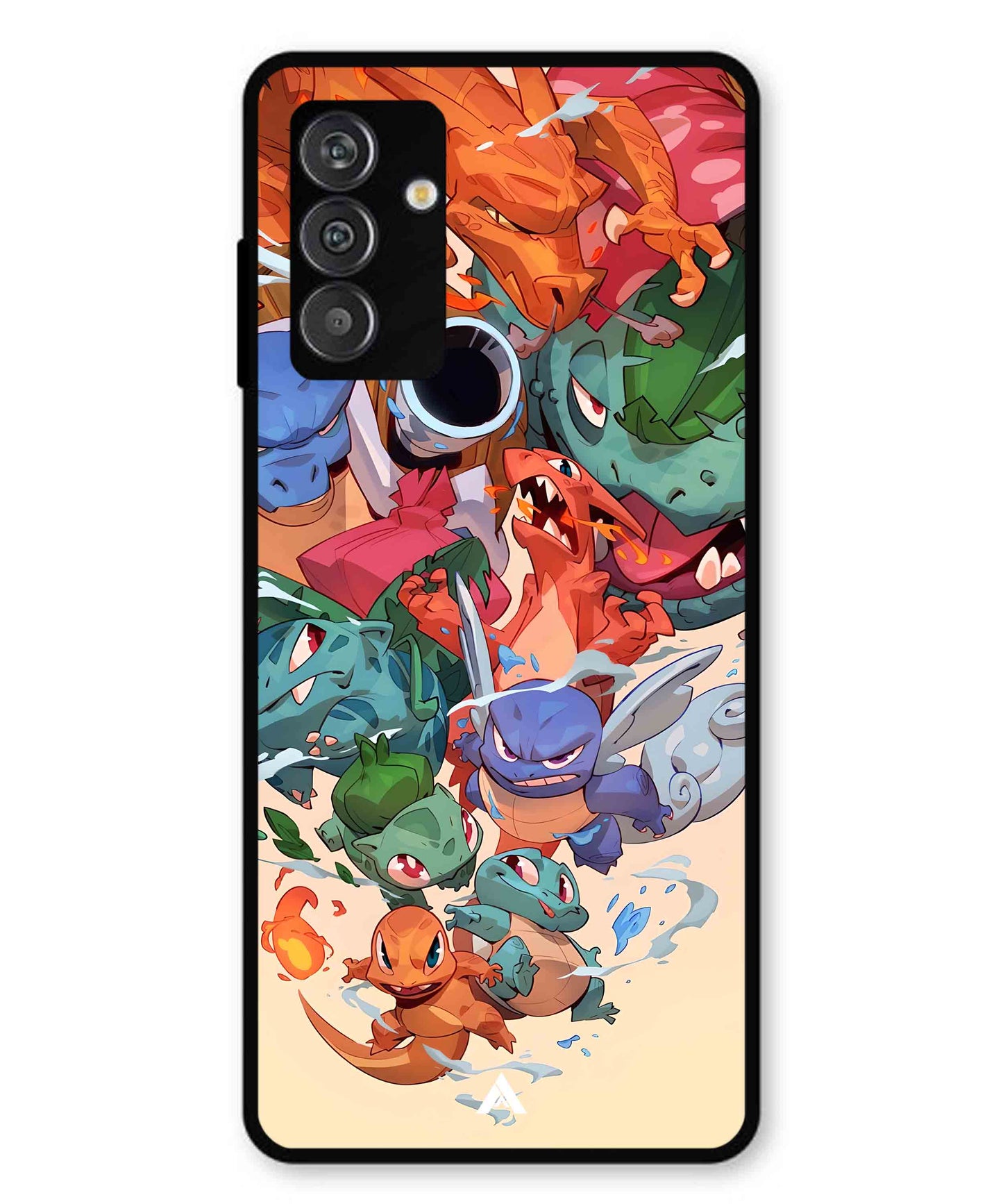 Pokemon Team 2 Metal Back Cover Phone Case for Samsung Galaxy M14