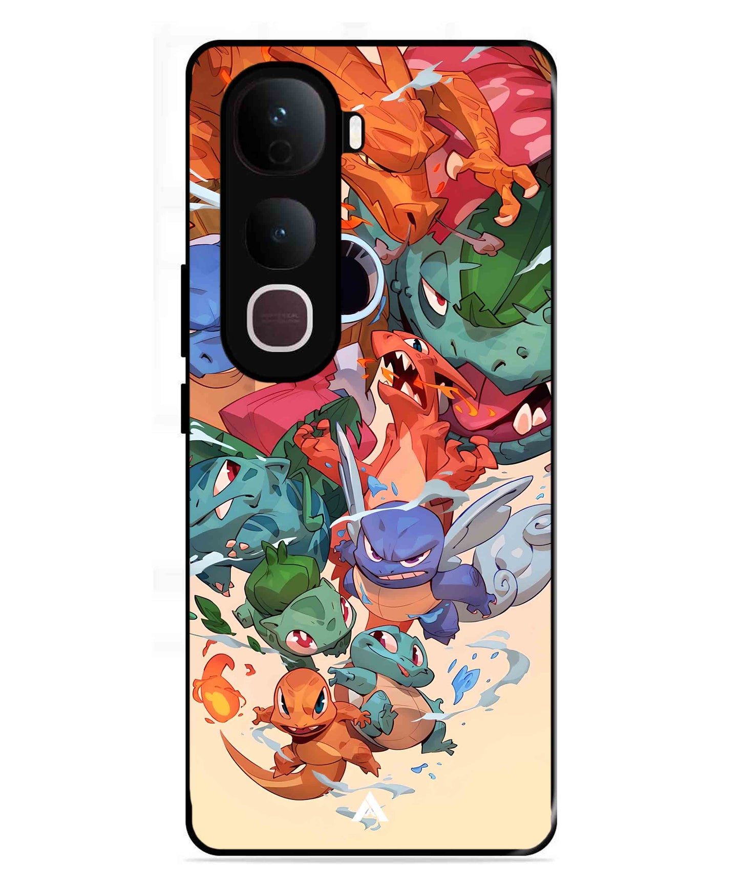 Pokemon Team 2 Metal Back Cover Phone Case for Vivo Y400 Pro
