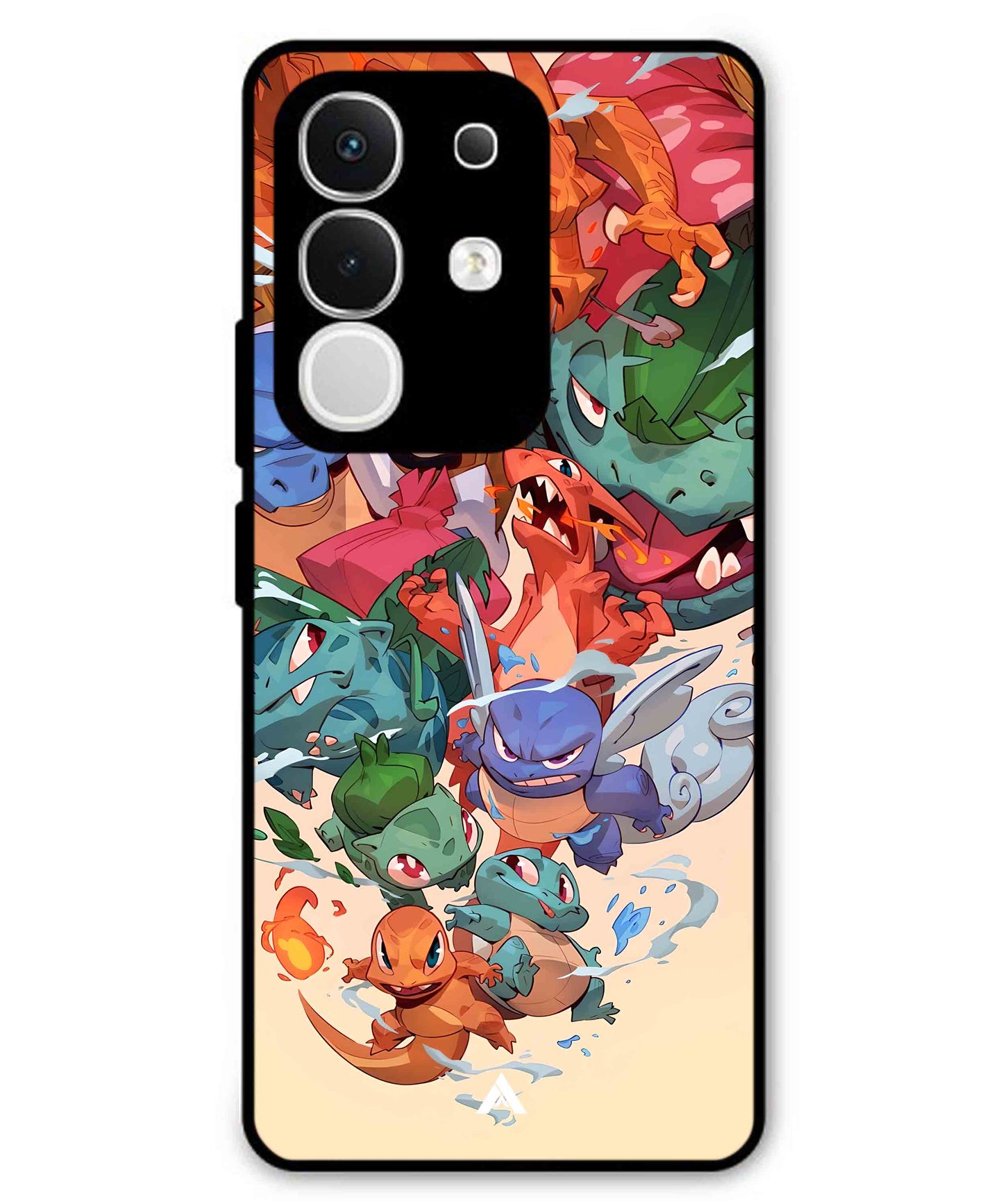 Pokemon Team 2 Metal Back Cover Phone Case for iQOO Z10x
