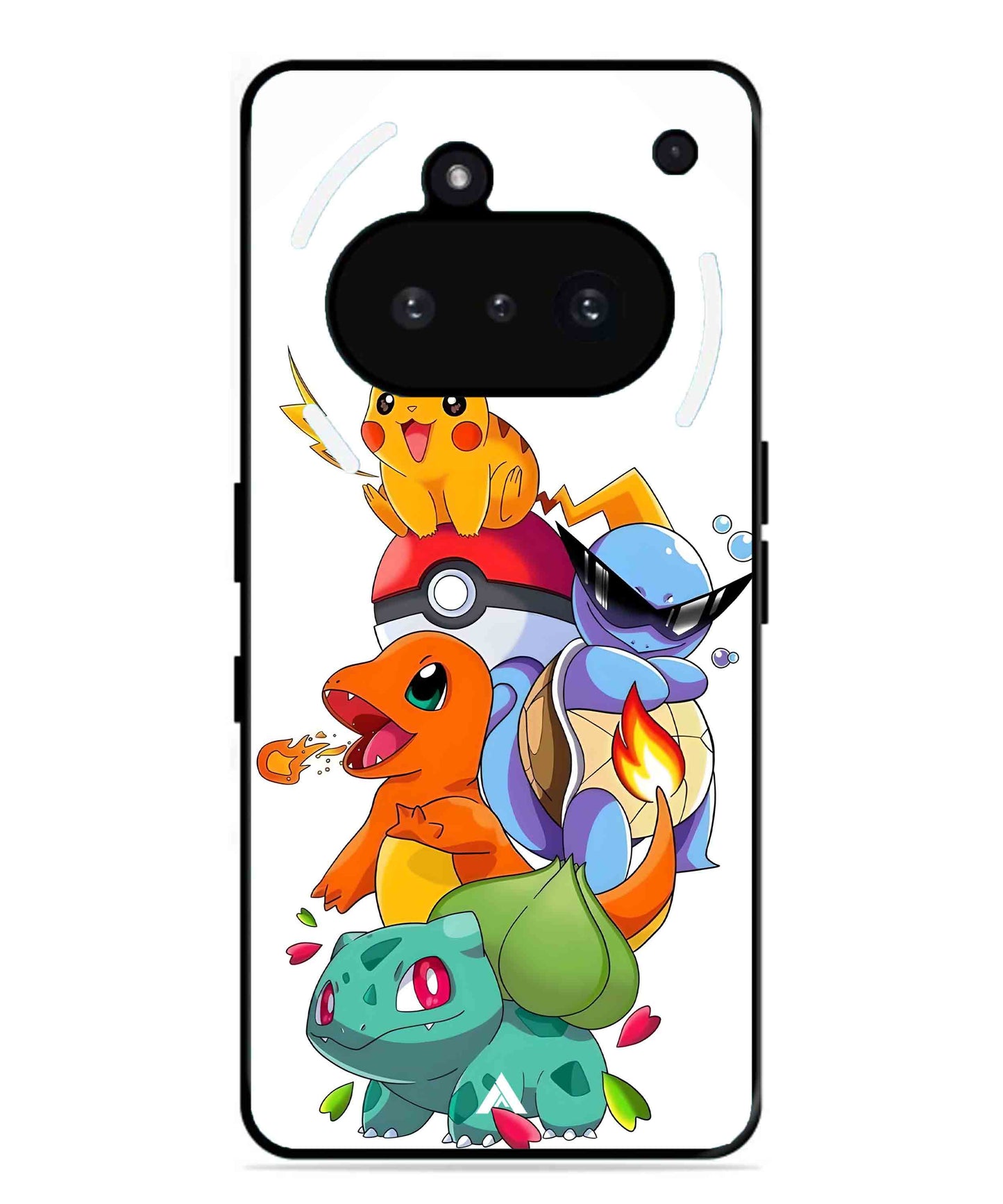 Pokemon Team Metal Back Cover Phone Case for Nothing Phone 3a