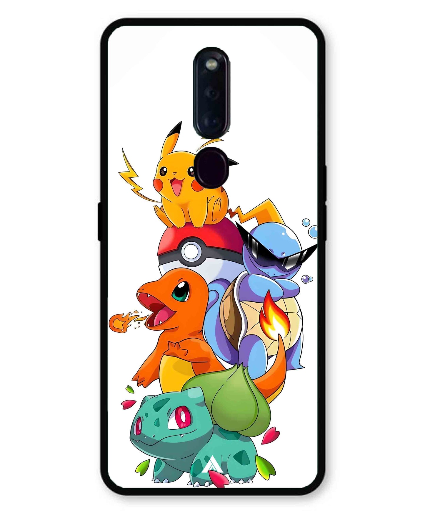 Pokemon Team Metal Back Cover Phone Case for Oppo F11 Pro