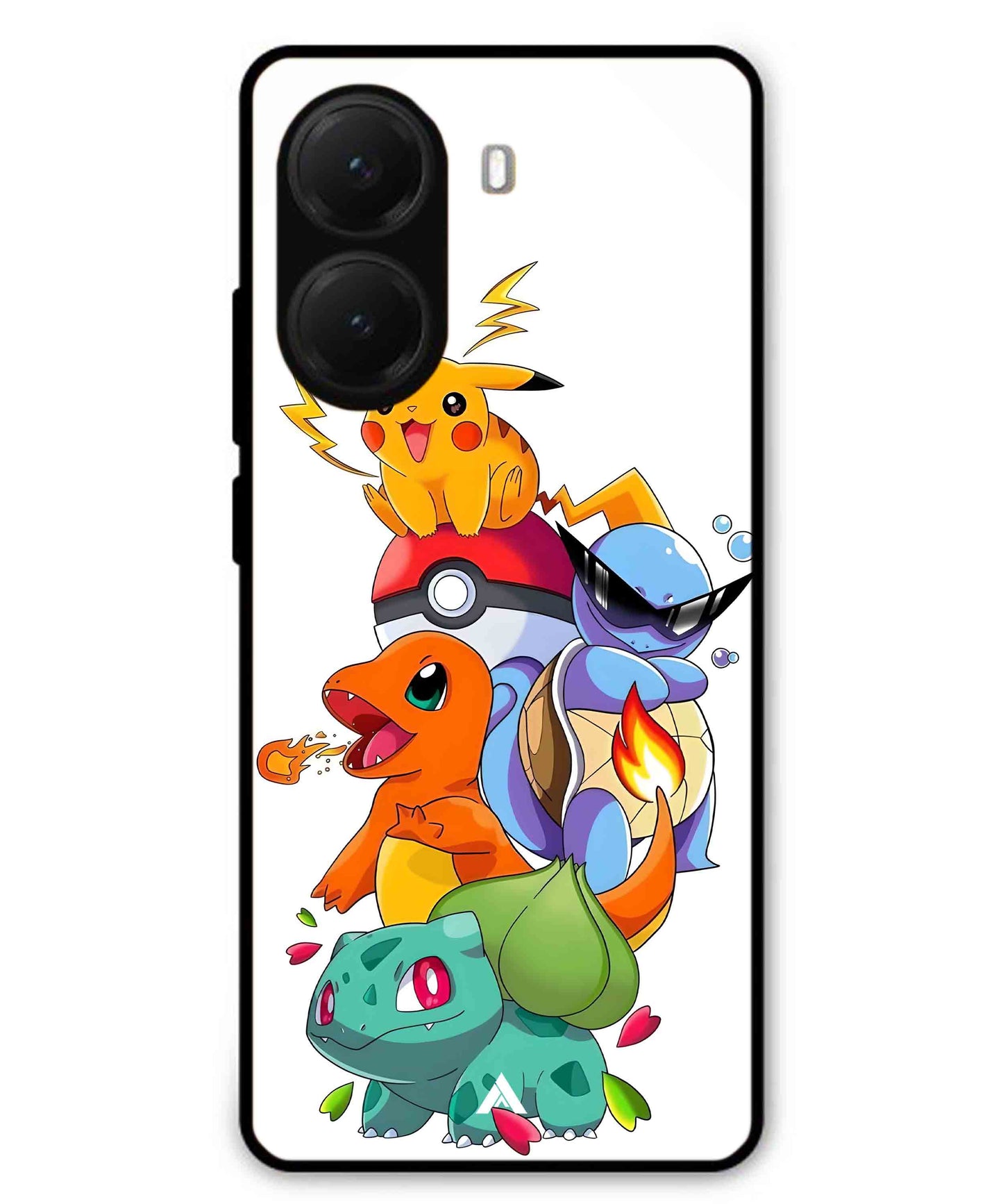 Pokemon Team Metal Back Cover Phone Case for Poco X7 Pro