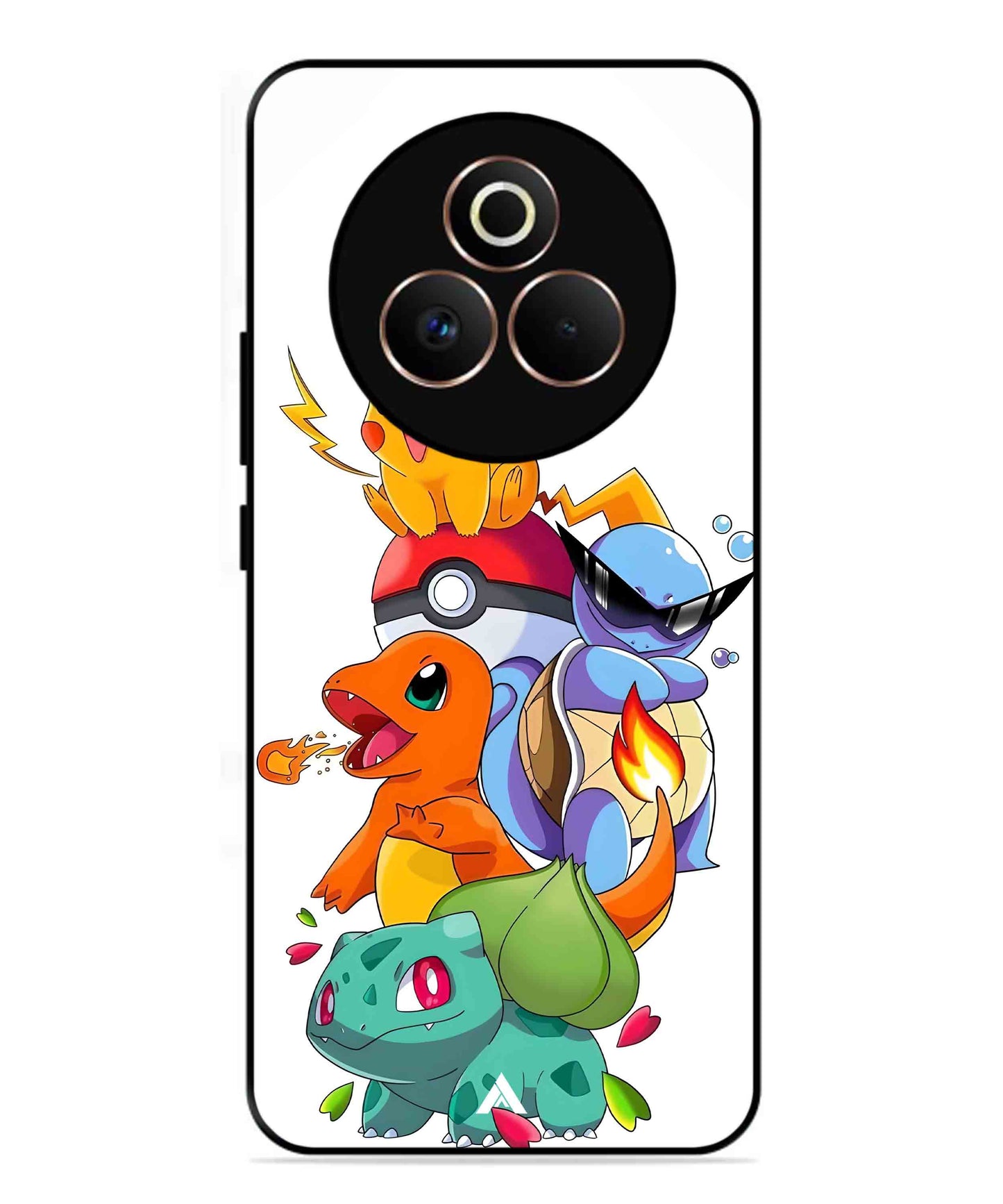 Pokemon Team Metal Back Cover Phone Case for Realme P3 Pro