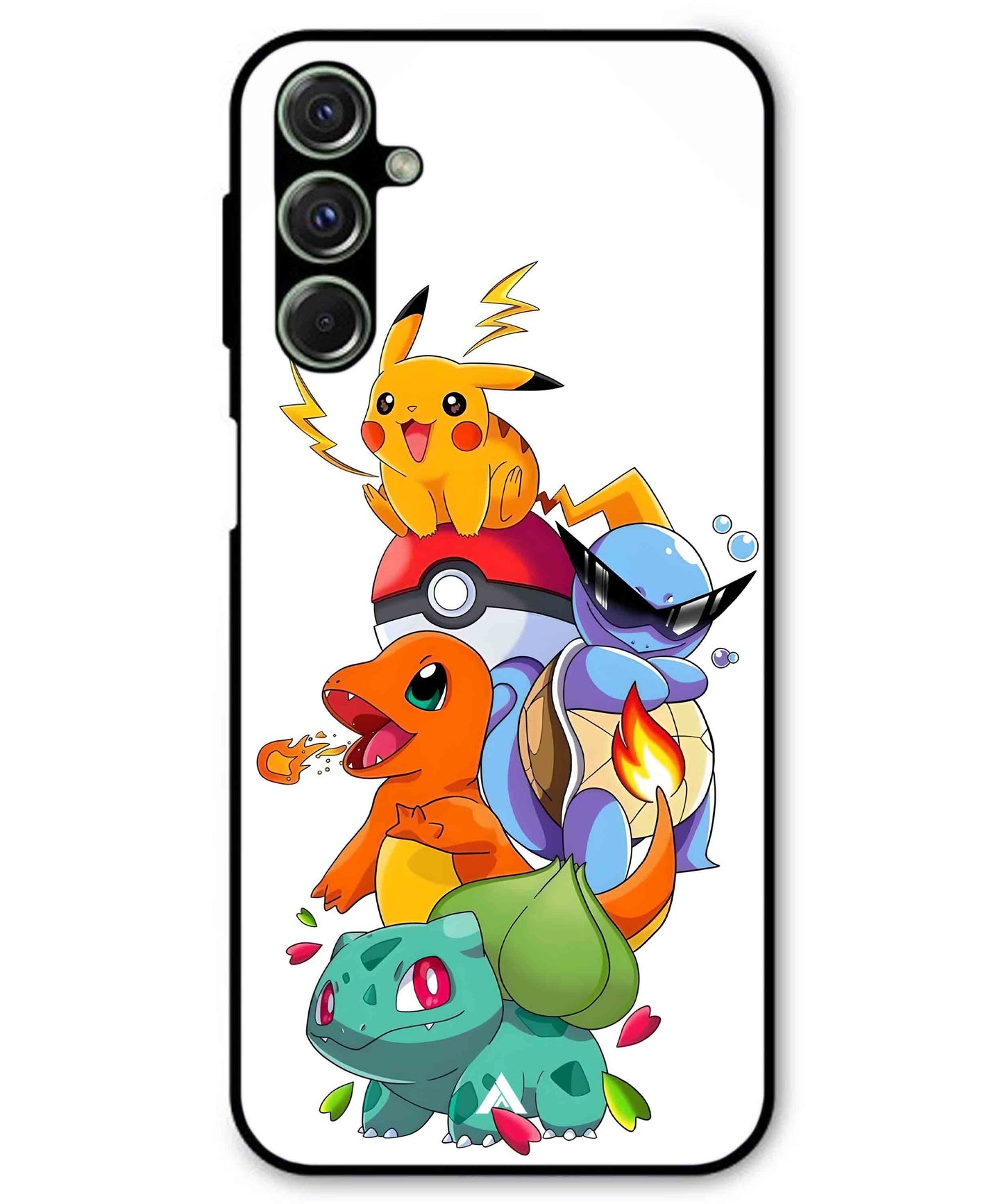 Pokemon Team Metal Back Cover Phone Case for Samsung Galaxy M34