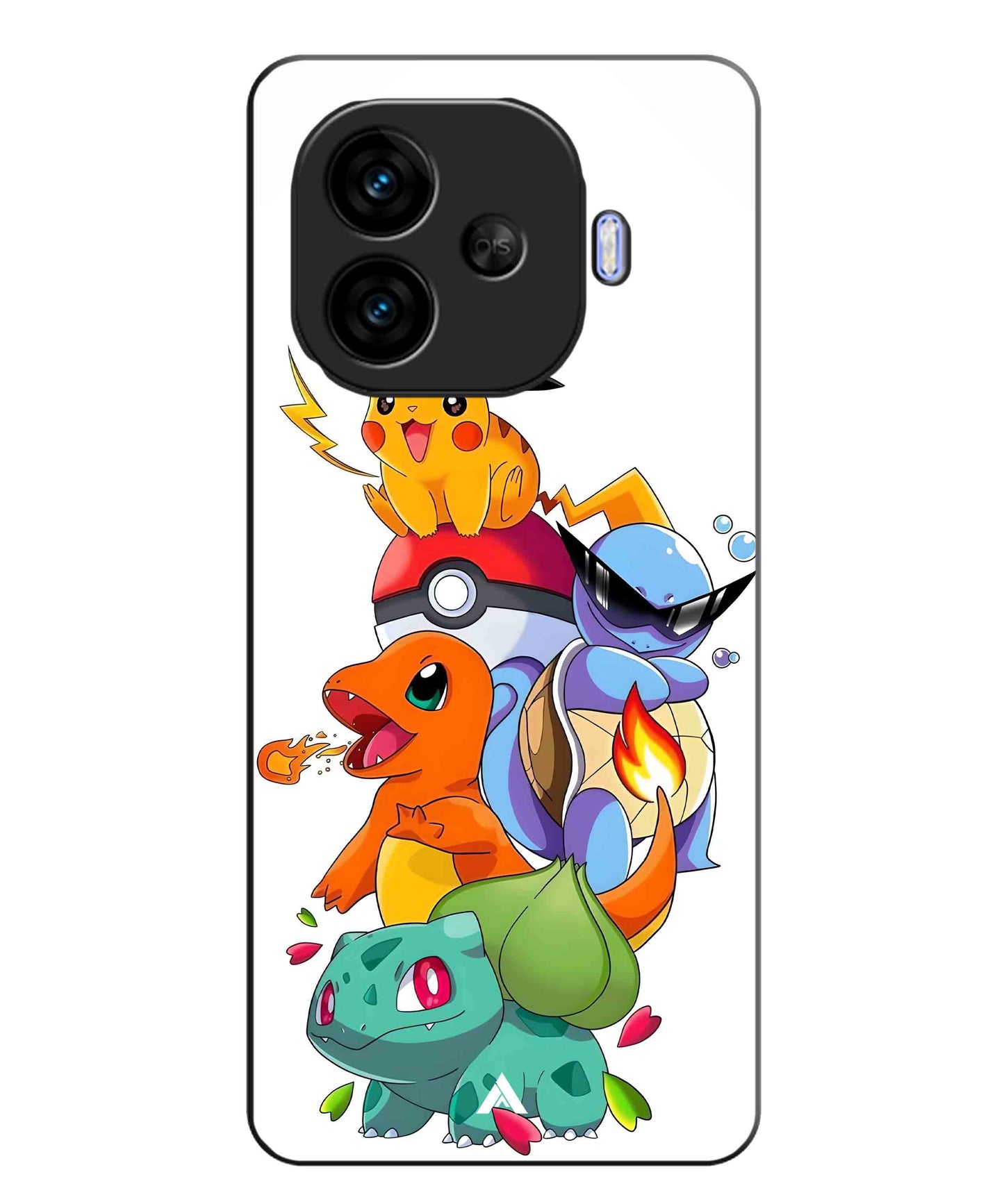 Pokemon Team Metal Back Cover Phone Case for iQOO Neo 10r