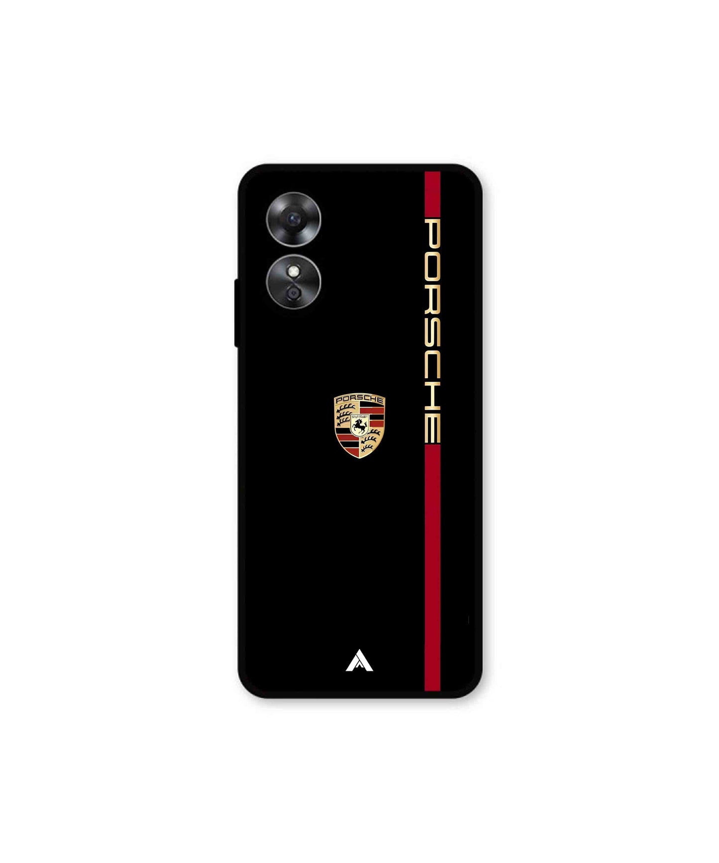 Porsche 01 Metal Back Cover Phone Case for Oppo A17K