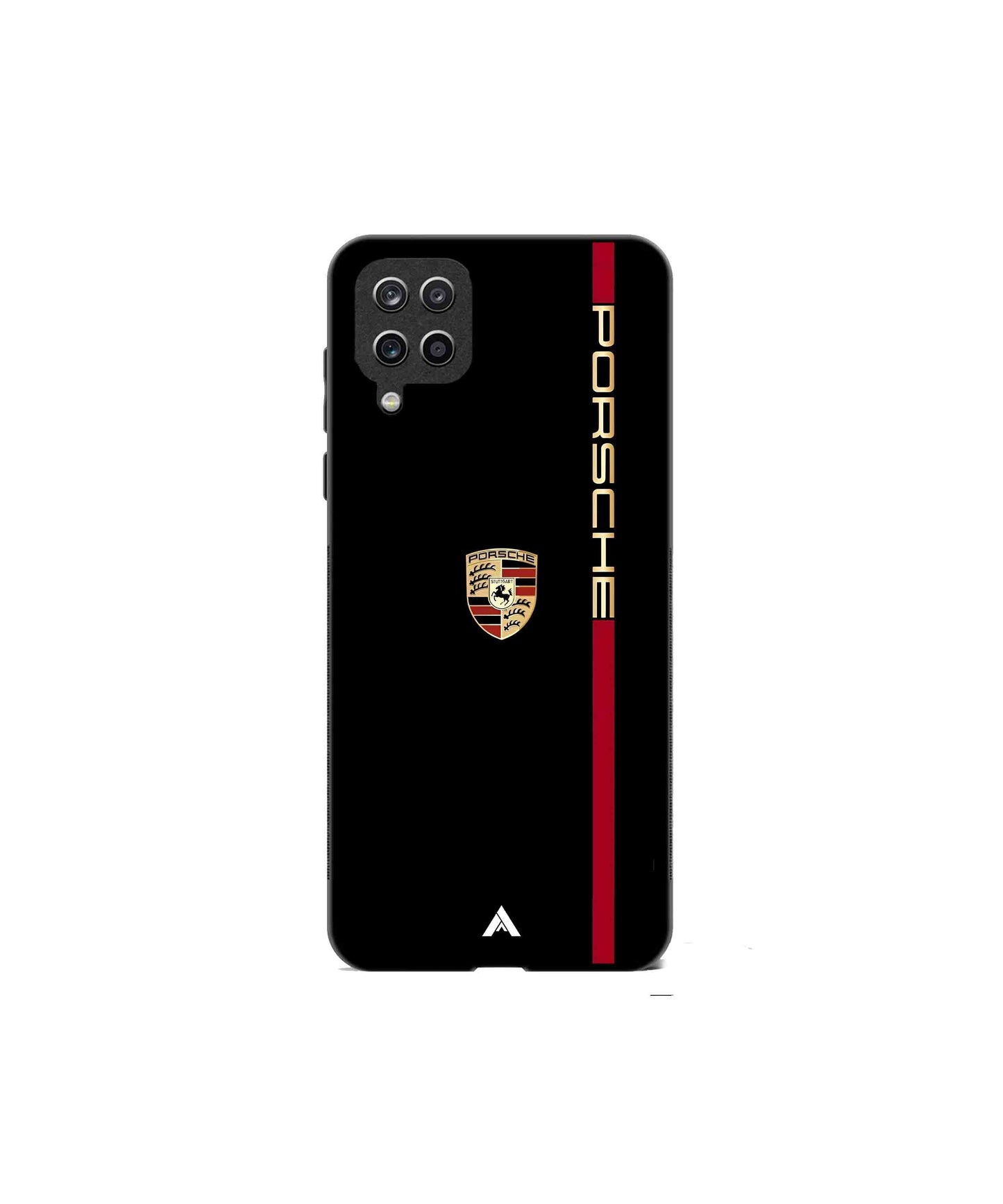 Porsche 01 Metal Back Cover Phone Case for Samsung Galaxy A42