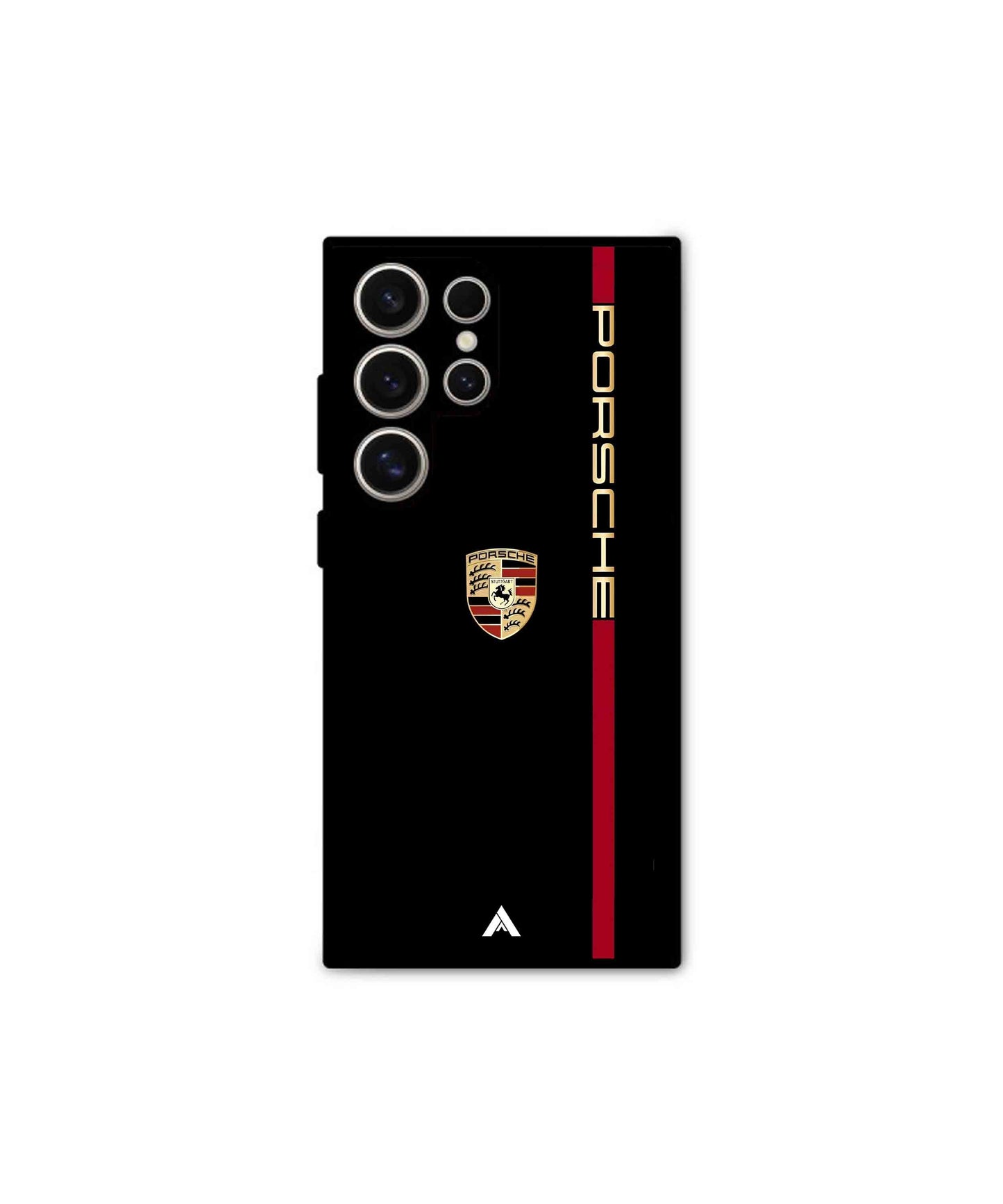 Porsche 01 Metal Back Cover Phone Case for Samsung Galaxy S24 Ultra