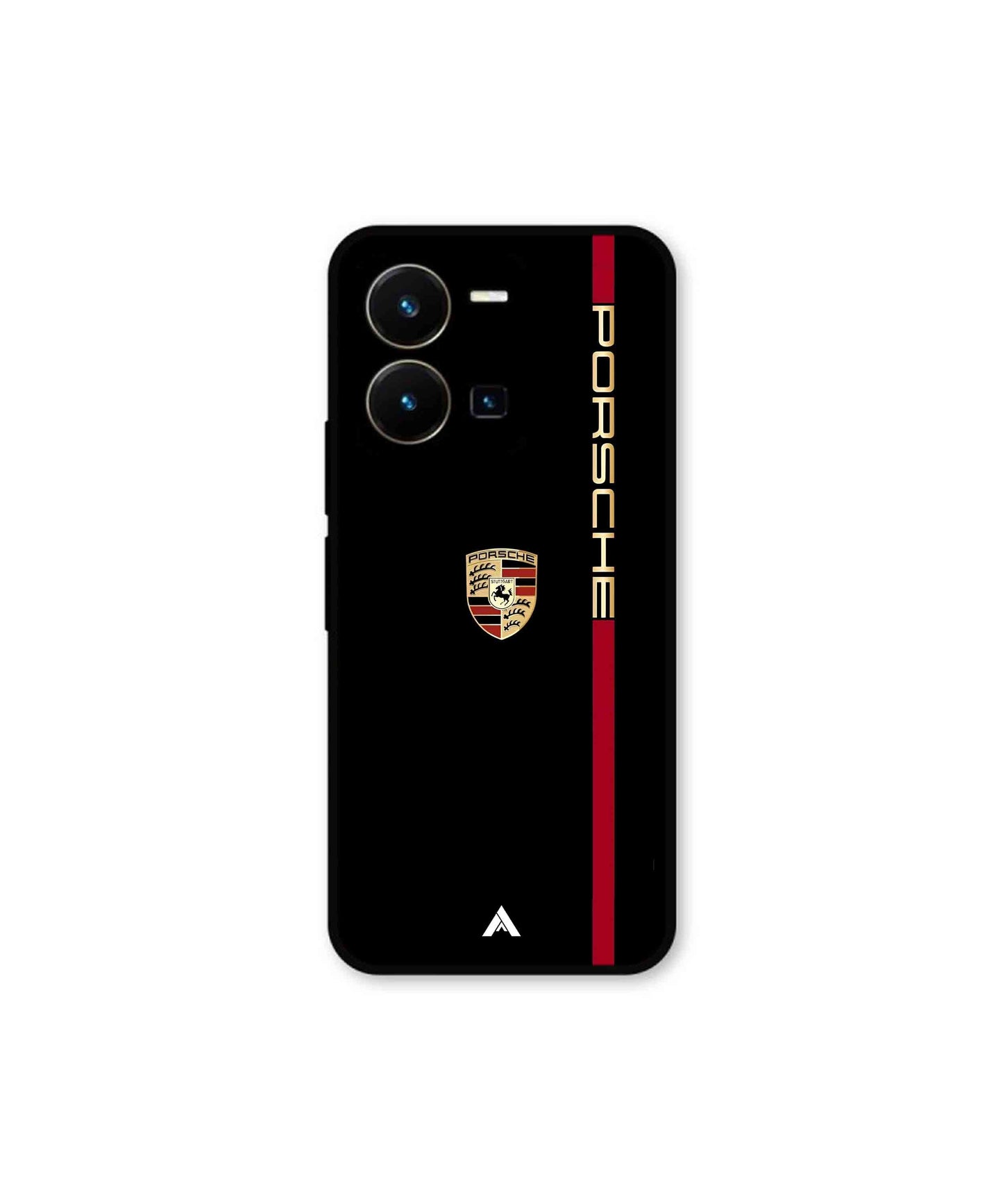 Porsche 01 Metal Back Cover Phone Case for Vivo Y35