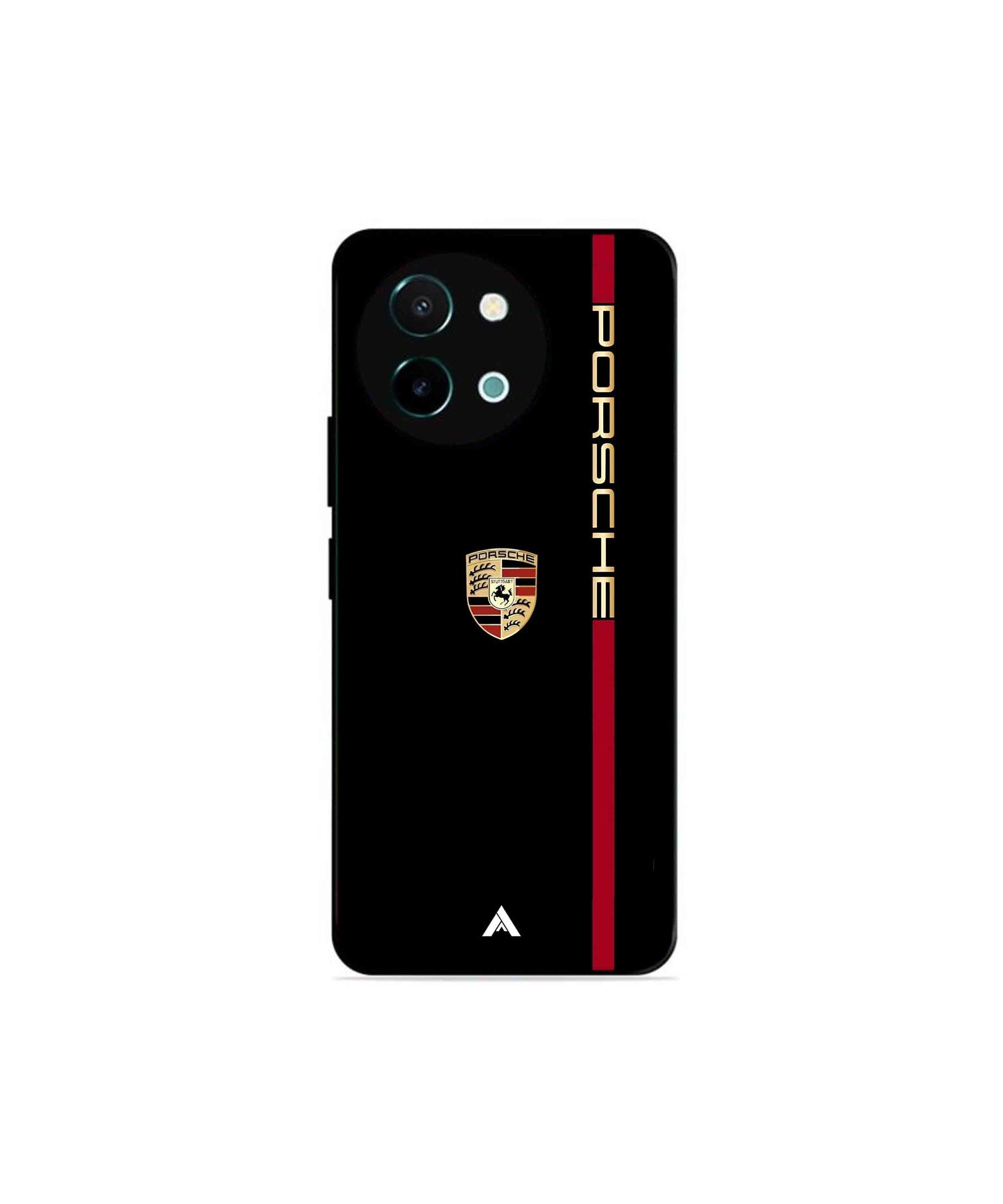 Porsche 01 Metal Back Cover Phone Case for Vivo Y38