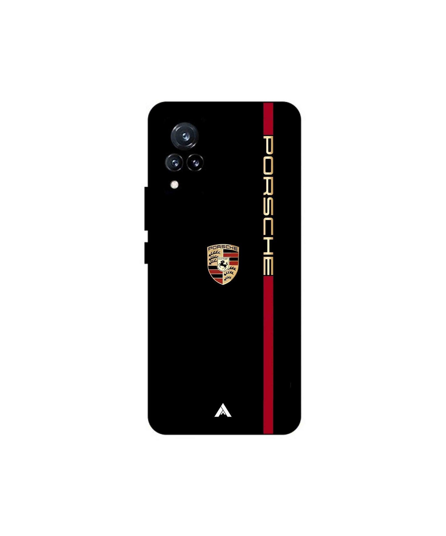 Porsche 01 Metal Back Cover Phone Case for Vivo v21