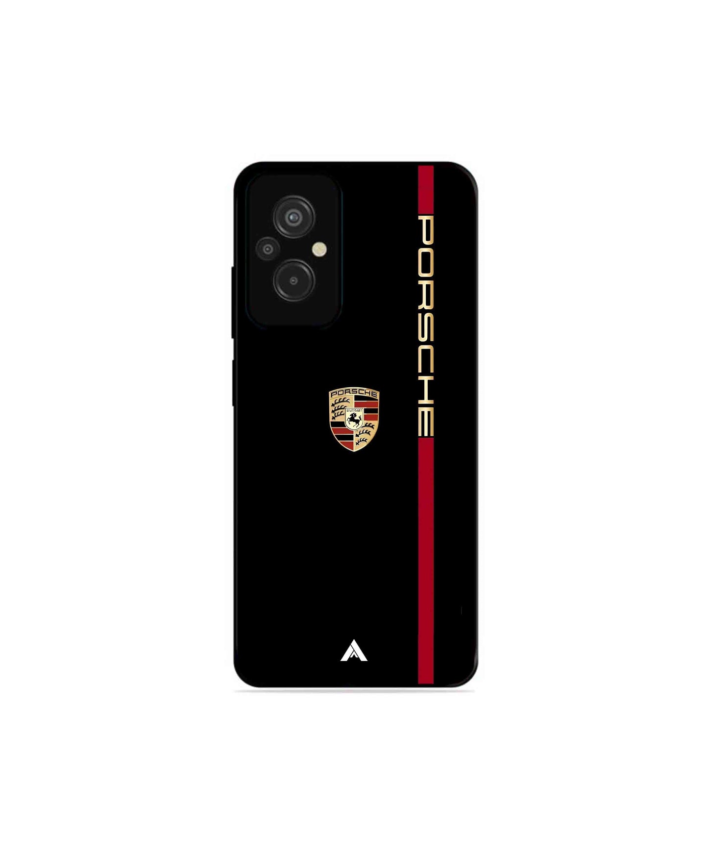 Porsche 01 Metal Back Cover Phone Case for Xiaomi Redmi 11 Prime 4G