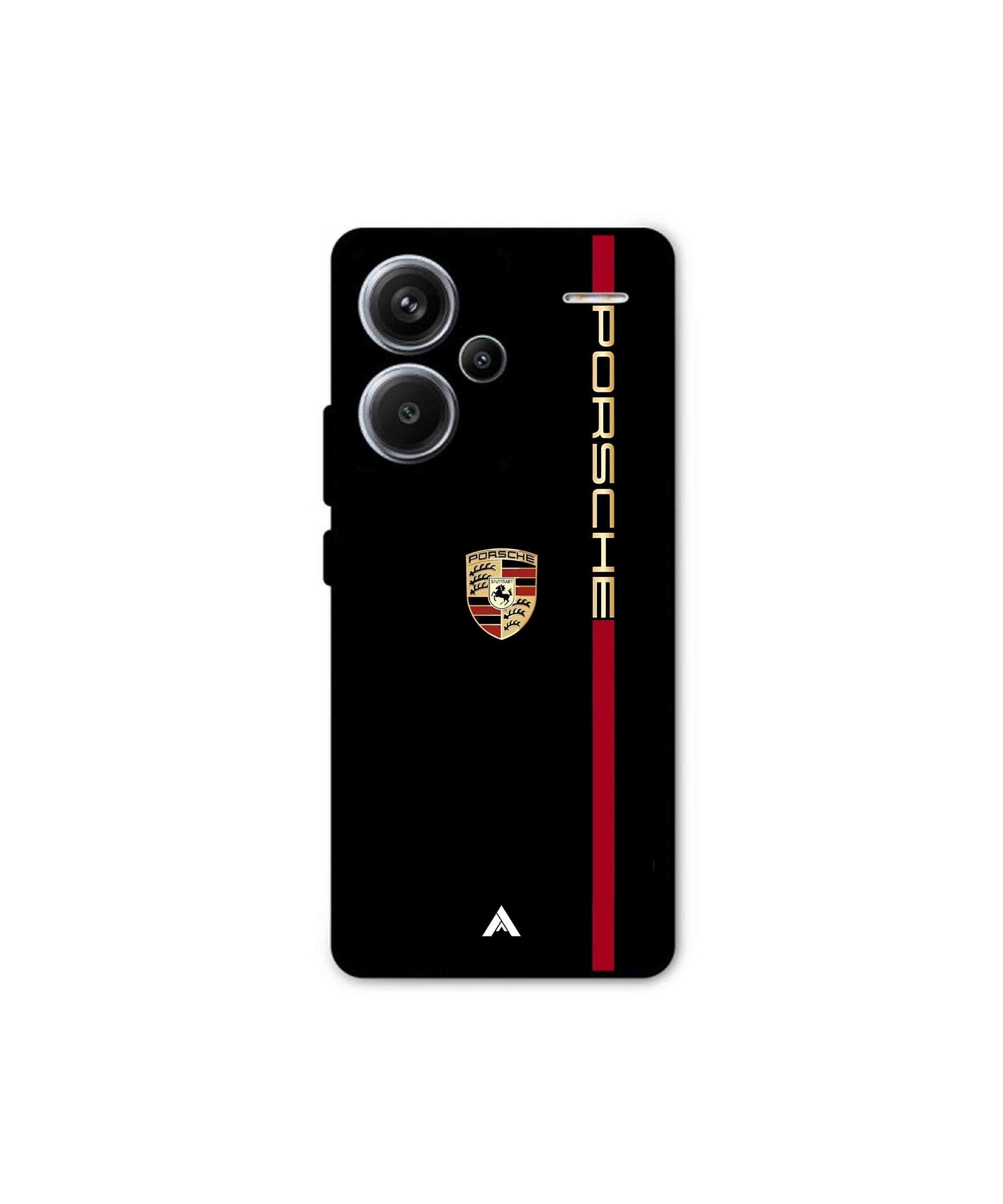 Porsche 01 Metal Back Cover Phone Case for Xiaomi Redmi Note 13 Pro Plus