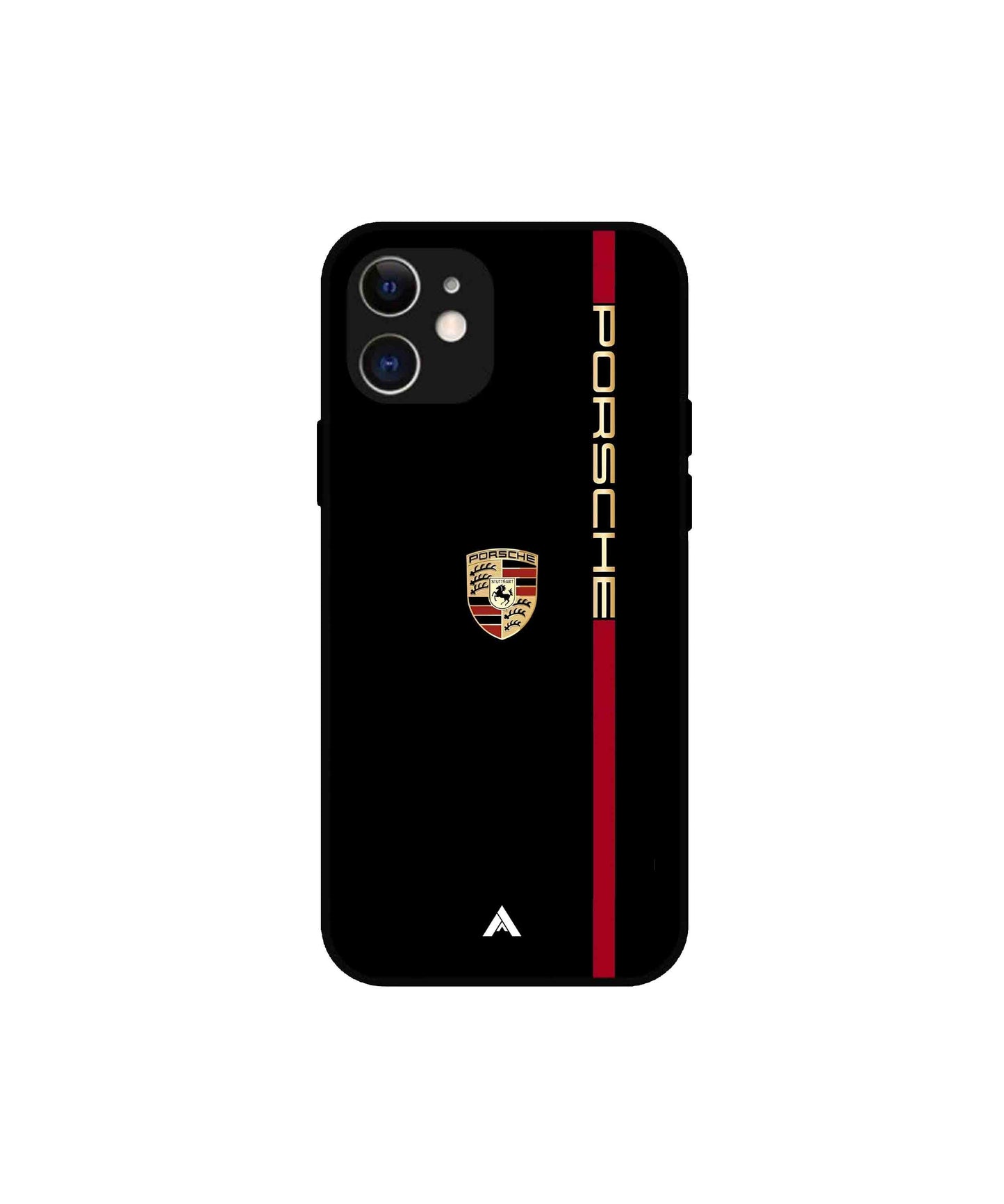 Porsche 01 Metal Back Cover Phone Case for iPhone 12