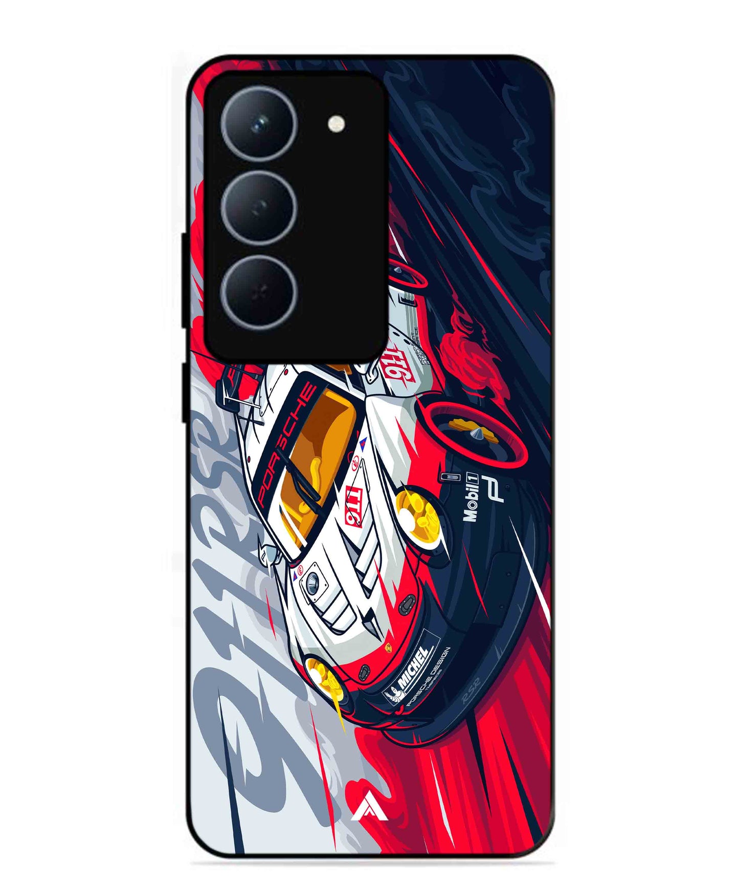 Porsche 911 Car Metal Back Cover Phone Case for Realme 14X