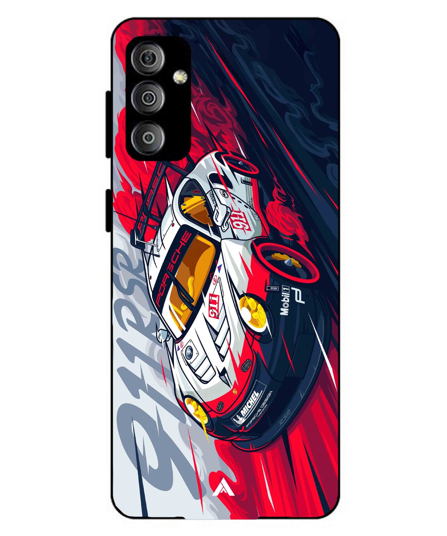 Porsche 911 Car Metal Back Cover Phone Case for Samsung Galaxy F23