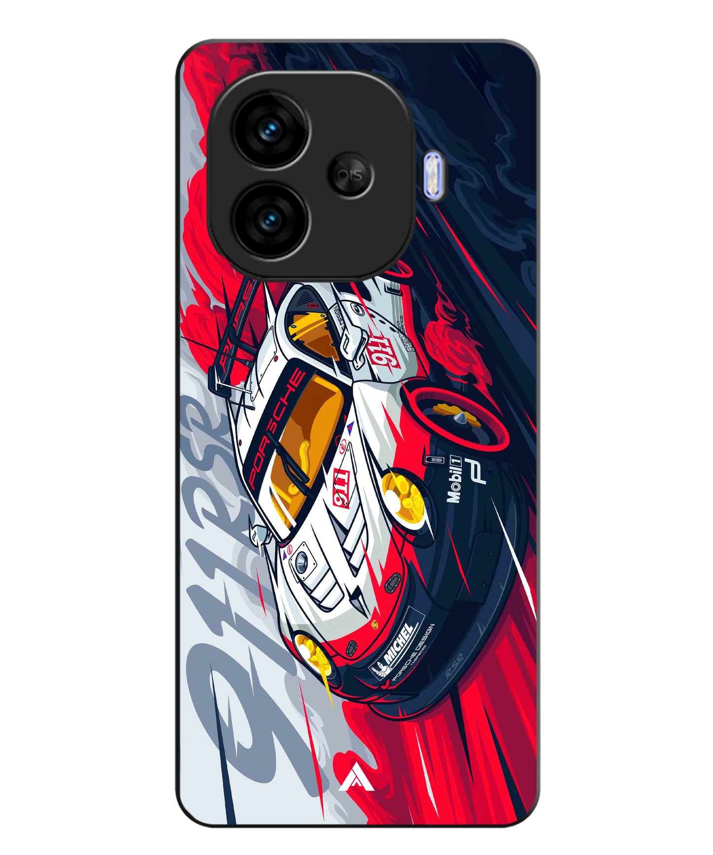 Porsche 911 Car Metal Back Cover Phone Case for iQOO Neo 10r