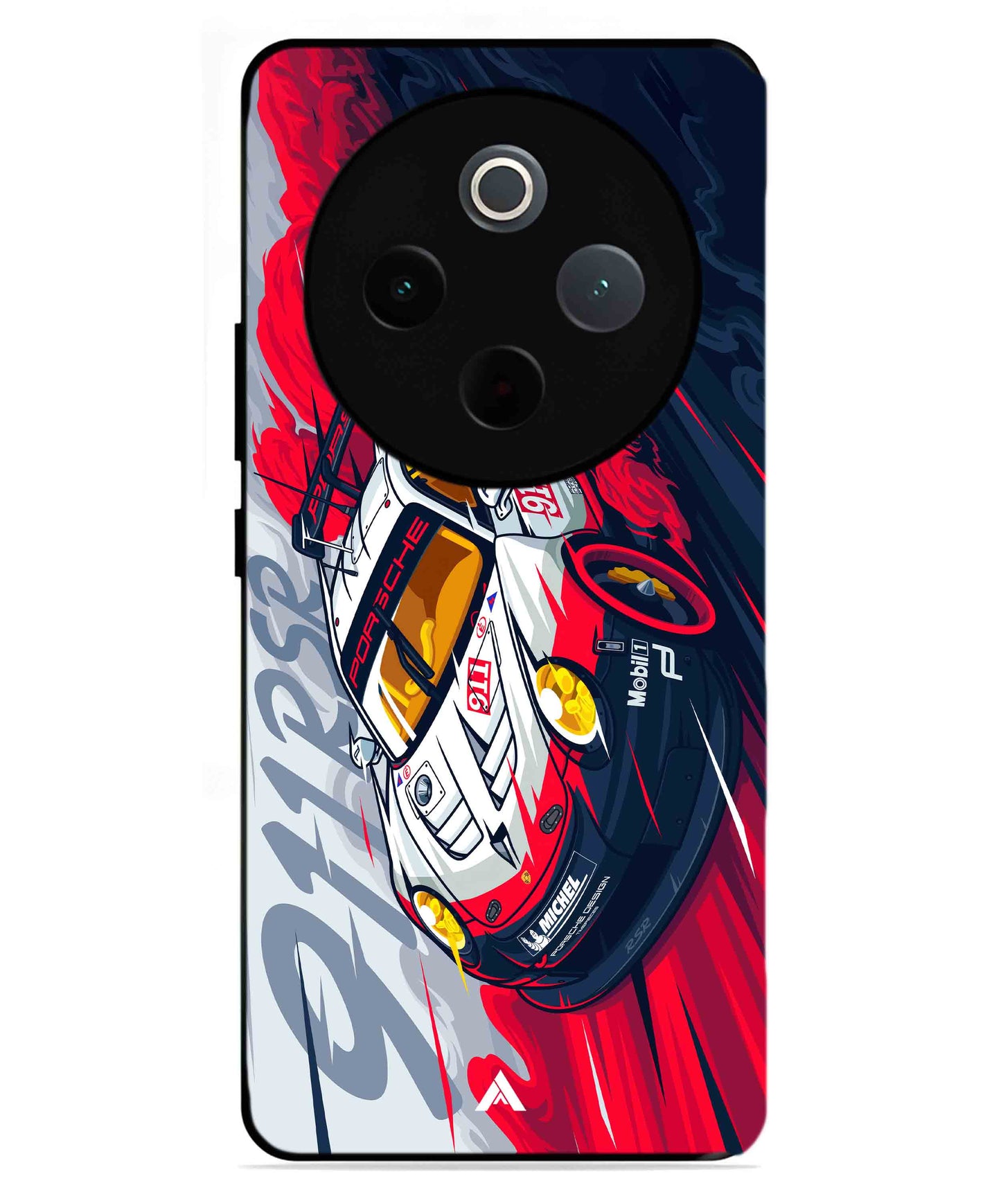 Porsche 911 Car Metal Back Cover Phone Case for iQOO Z10