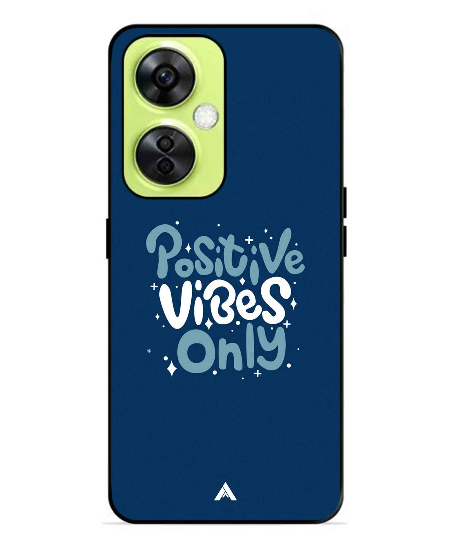 Positive Vibes Only Metal Back Cover Phone Case for Oneplus Nord CE 3 Lite