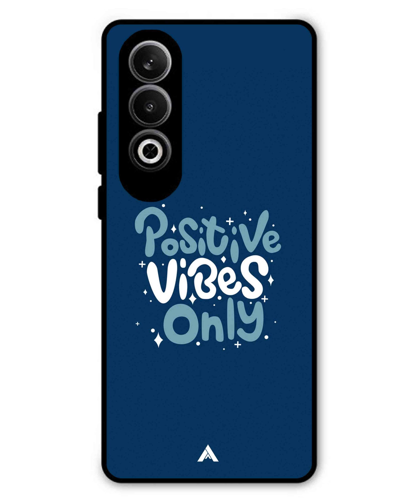 Positive Vibes Only Metal Back Cover Phone Case for Oneplus Nord CE 4