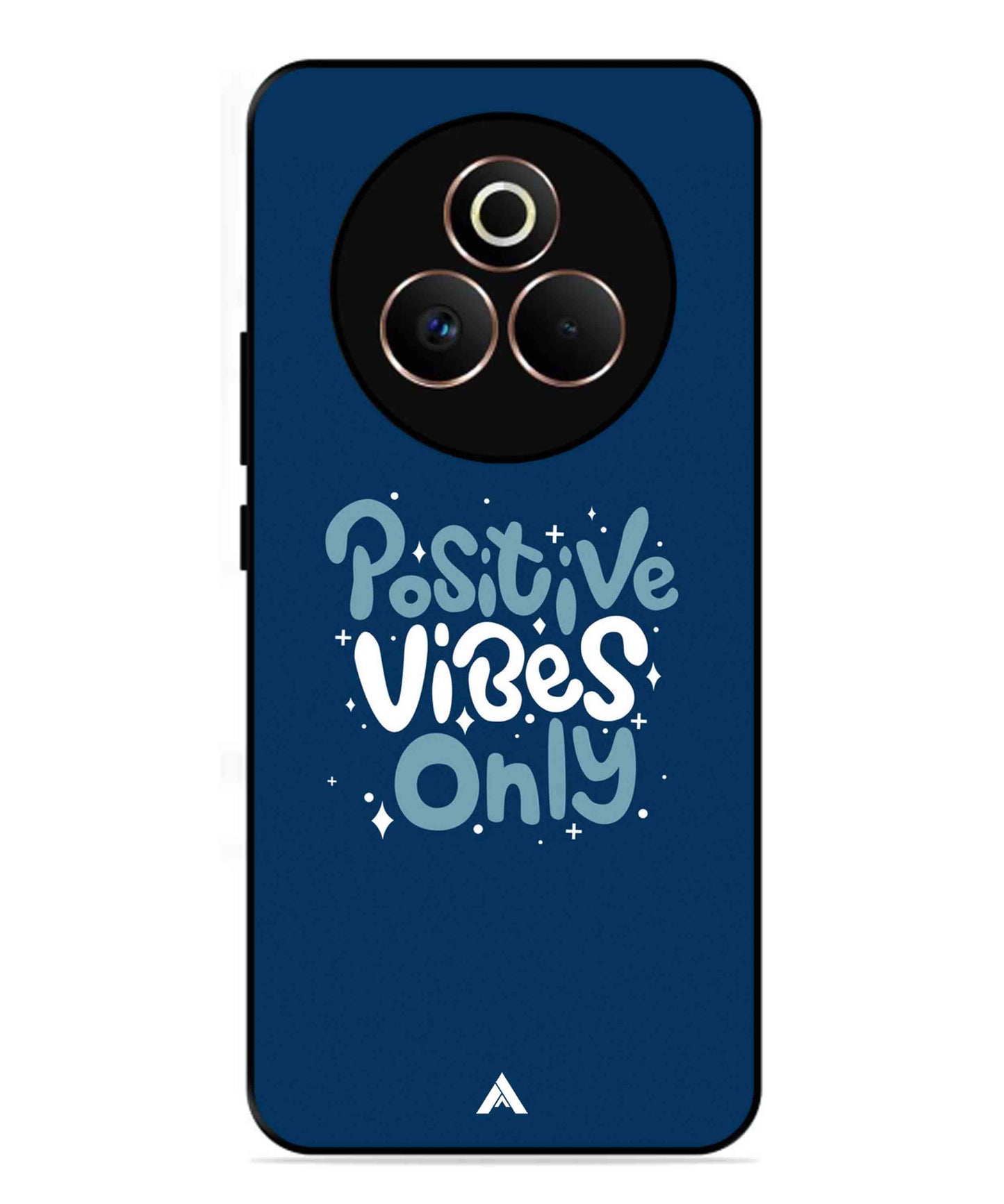 Positive Vibes Only Metal Back Cover Phone Case for Realme P3 Pro