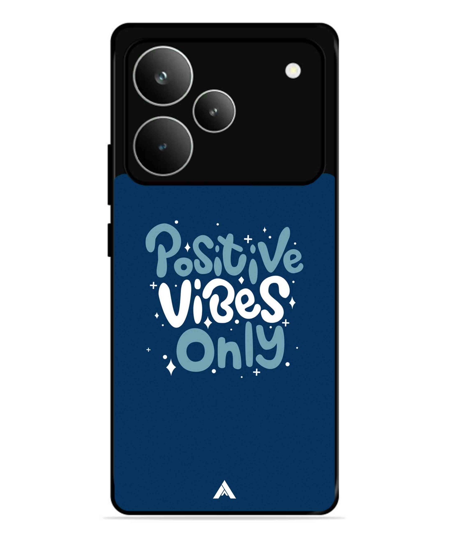 Positive Vibes Only Metal Back Cover Phone Case for Realme P4 Pro