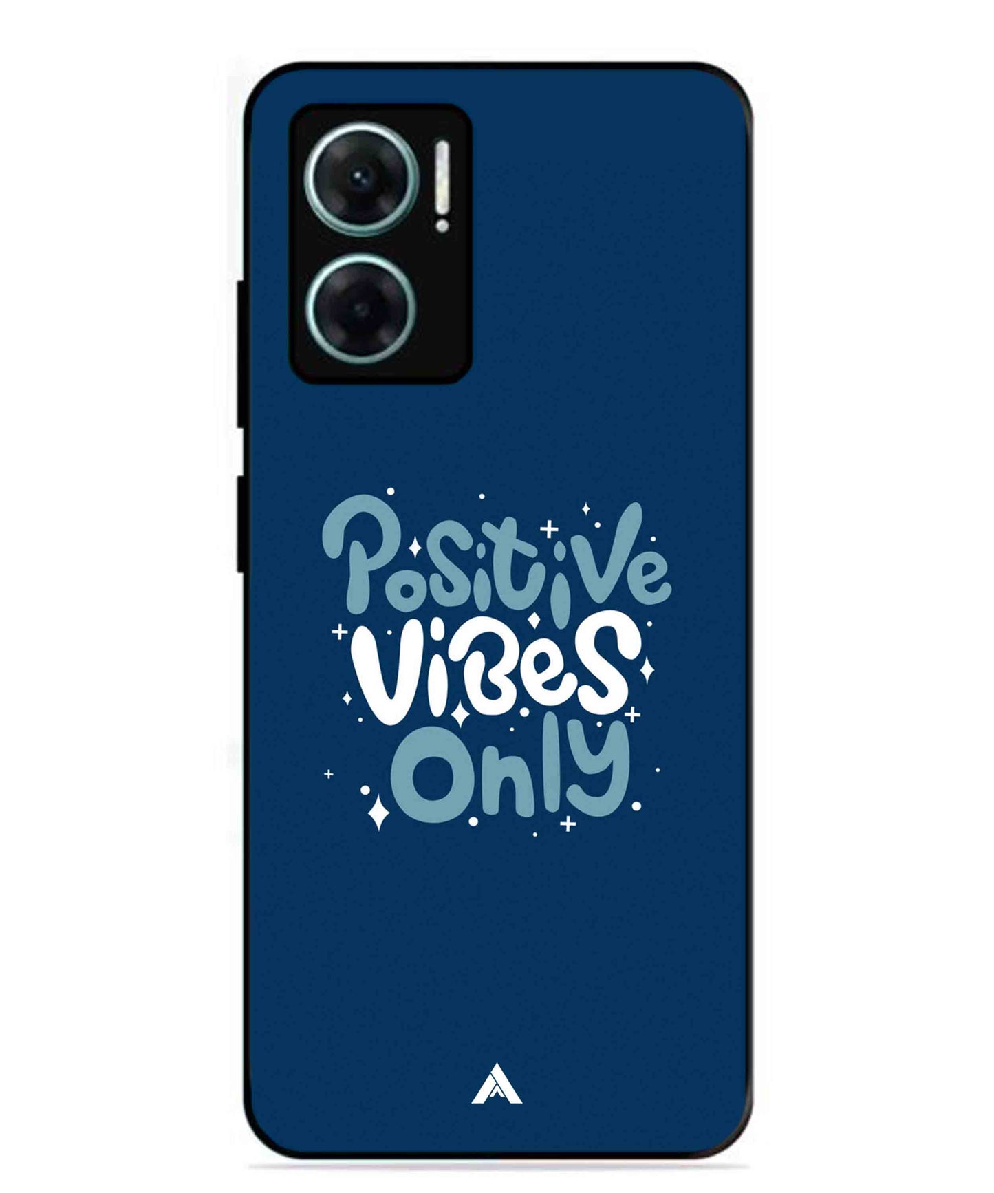 Positive Vibes Only Metal Back Cover Phone Case for Xiaomi Redmi 11 Prime 5G
