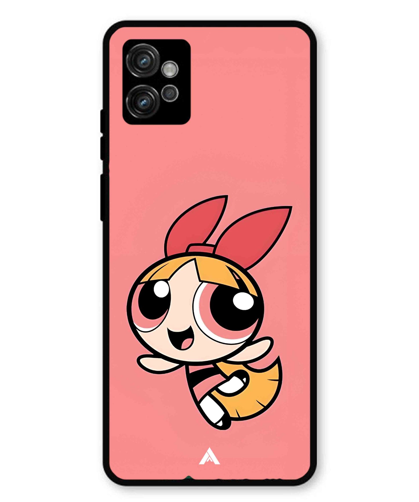 Powerpuff Girls Blossom Metal Back Cover Phone Case for Moto G32