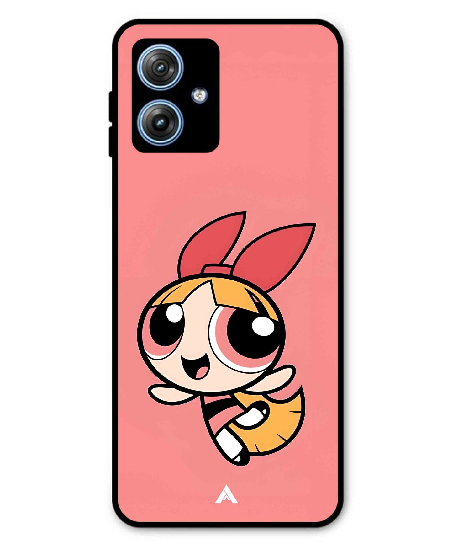 Powerpuff Girls Blossom Metal Back Cover Phone Case for Moto G54