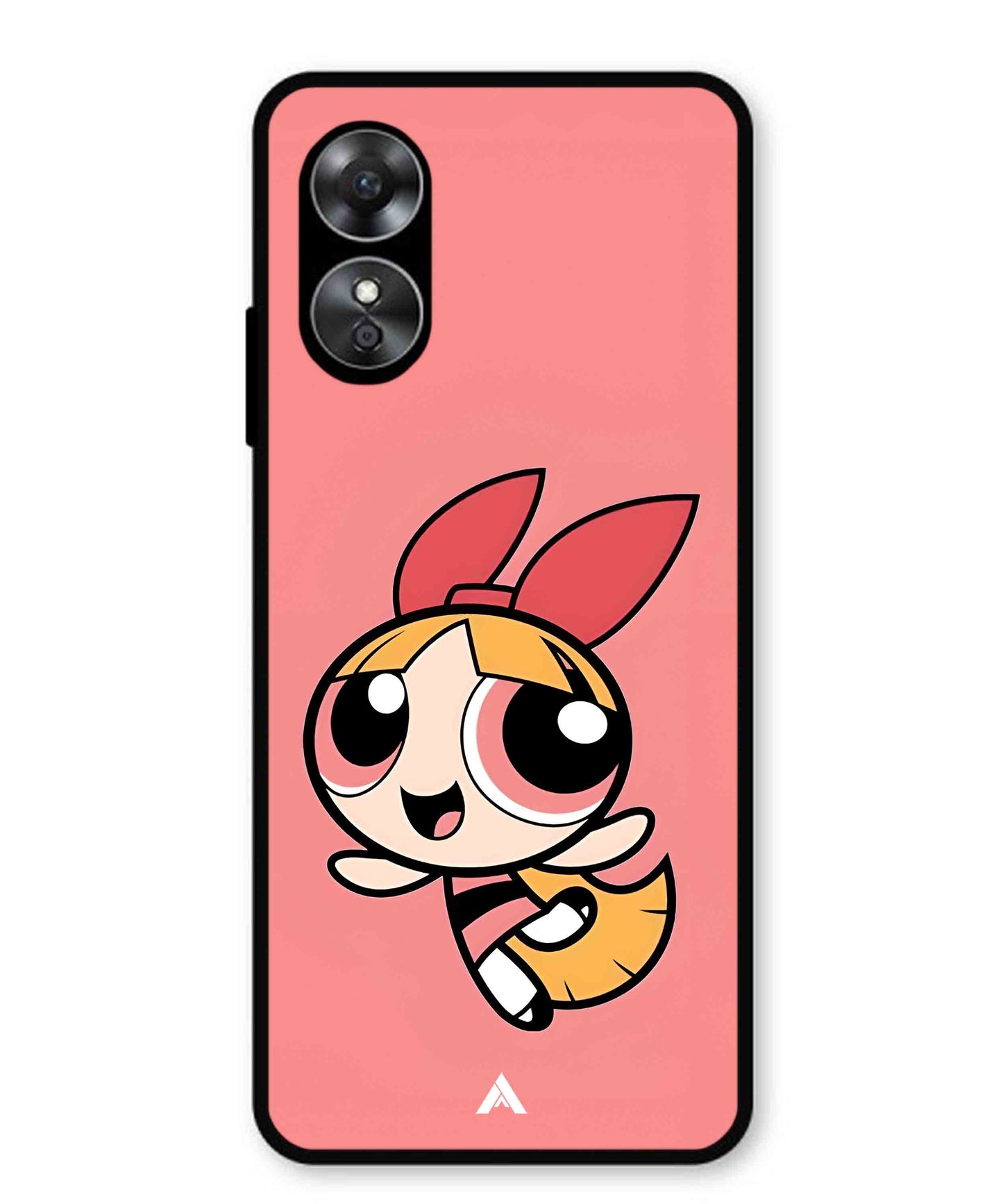 Powerpuff Girls Blossom Metal Back Cover Phone Case for Oppo A17