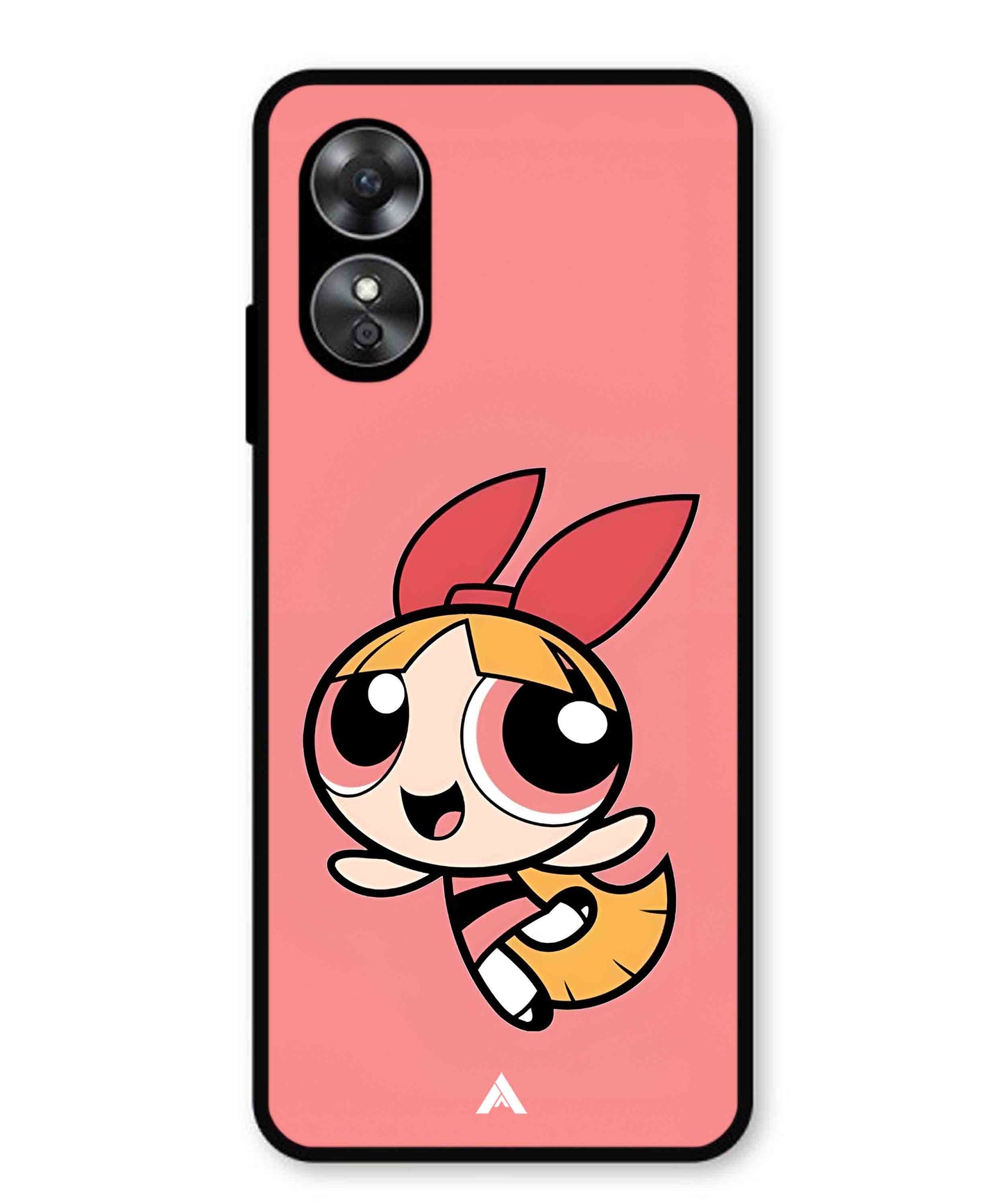 Powerpuff Girls Blossom Metal Back Cover Phone Case for Oppo A17K