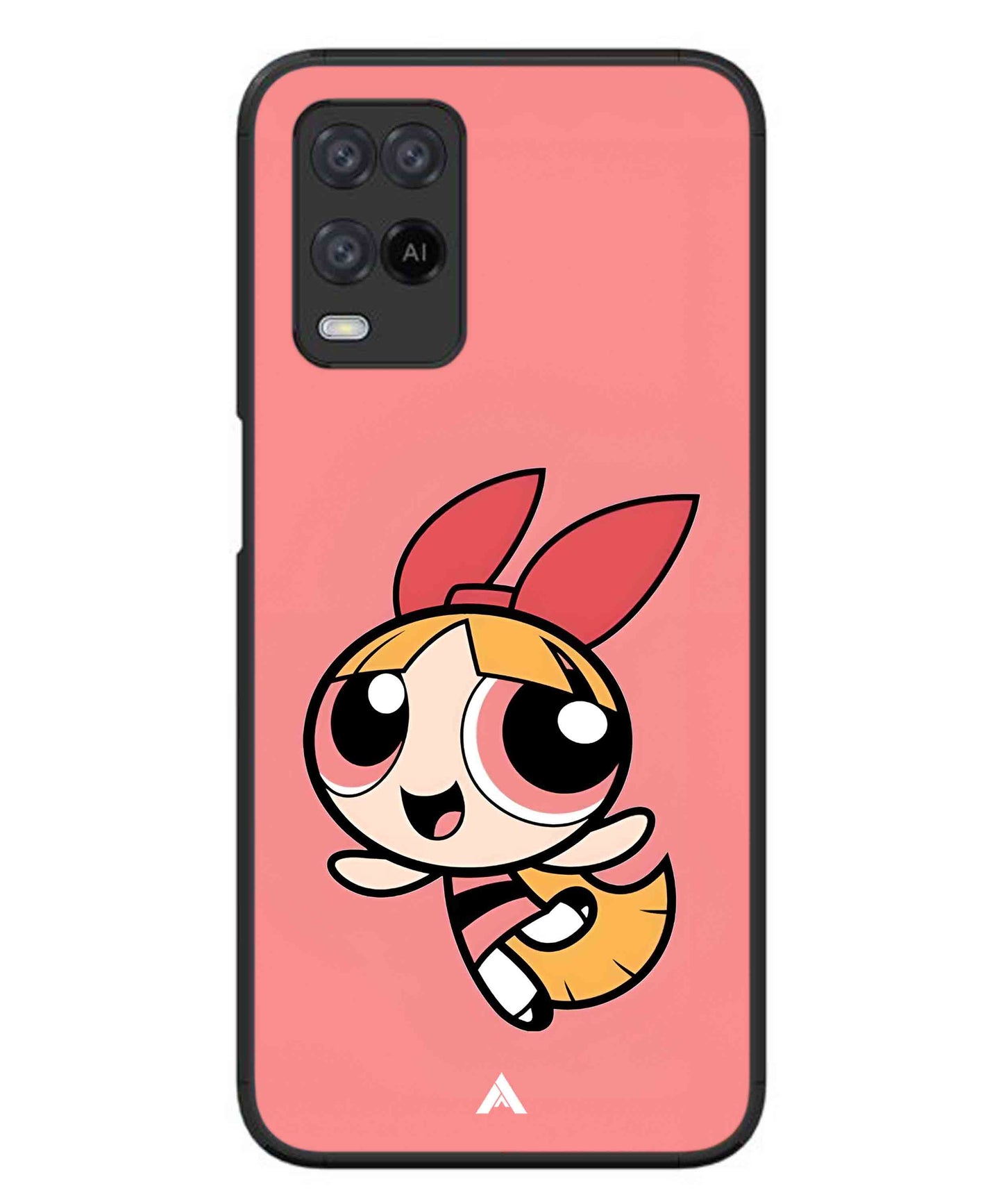 Powerpuff Girls Blossom Metal Back Cover Phone Case for Oppo A74