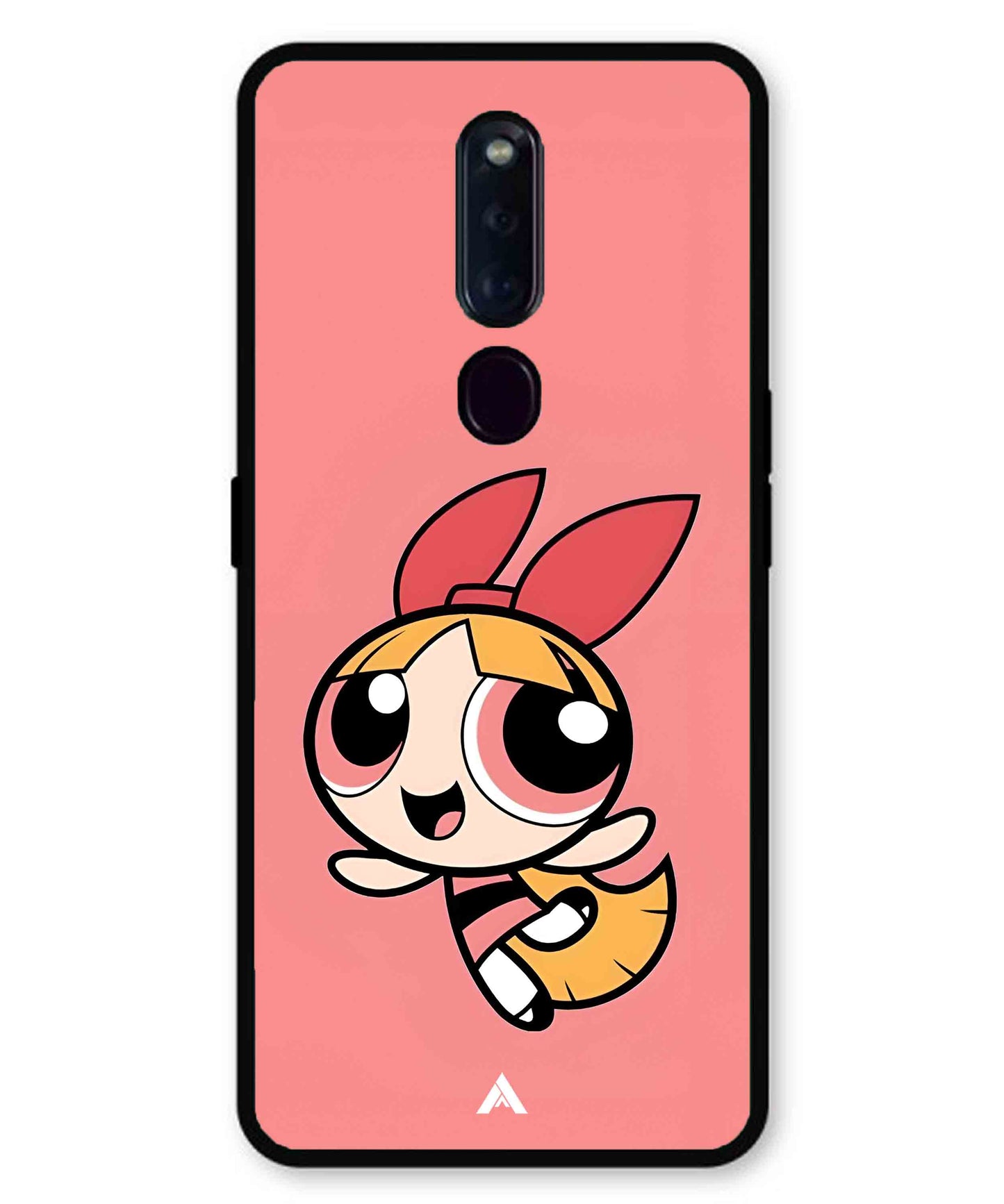 Powerpuff Girls Blossom Metal Back Cover Phone Case for Oppo F11 Pro