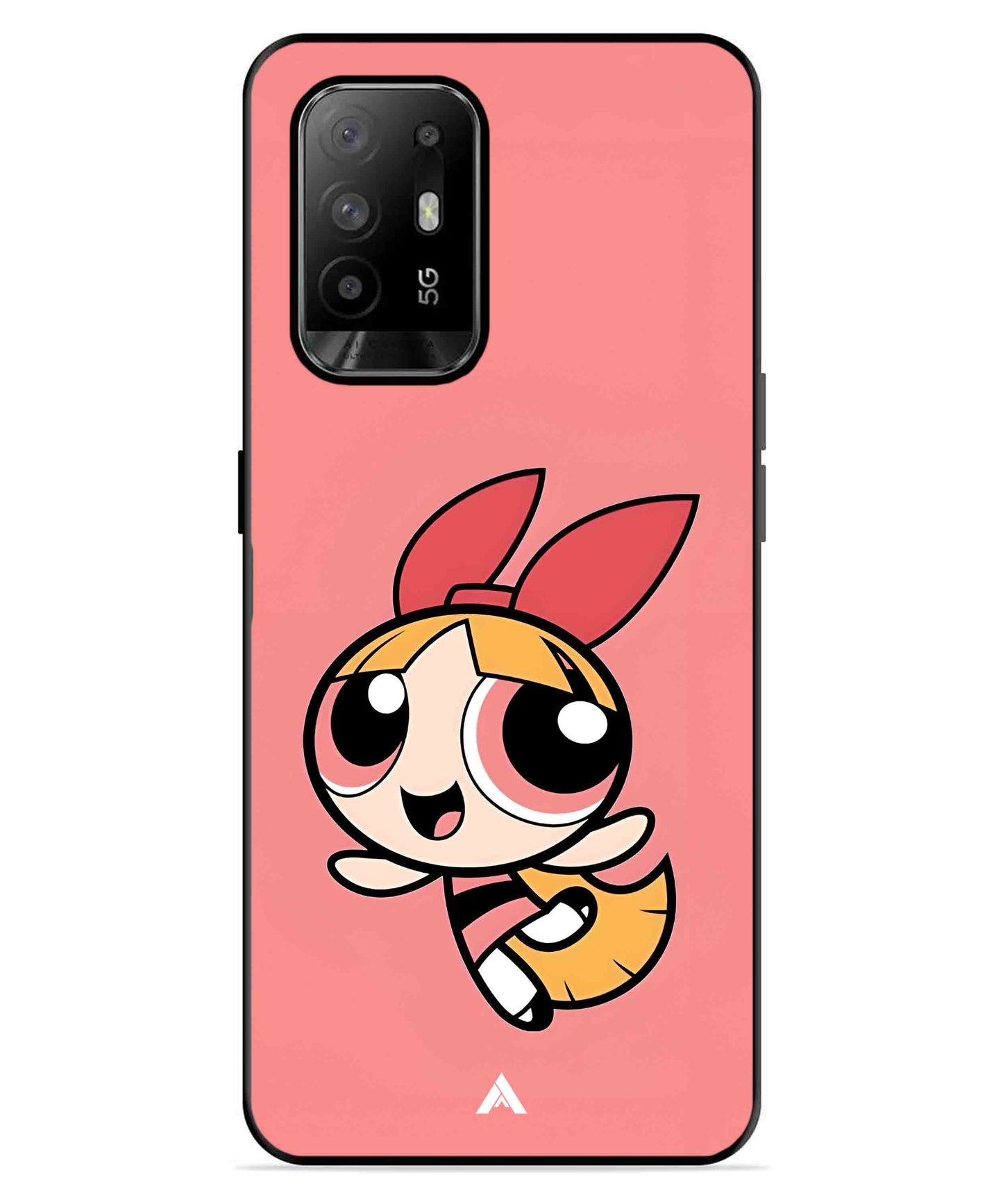 Powerpuff Girls Blossom Metal Back Cover Phone Case for Oppo F19 Pro Plus