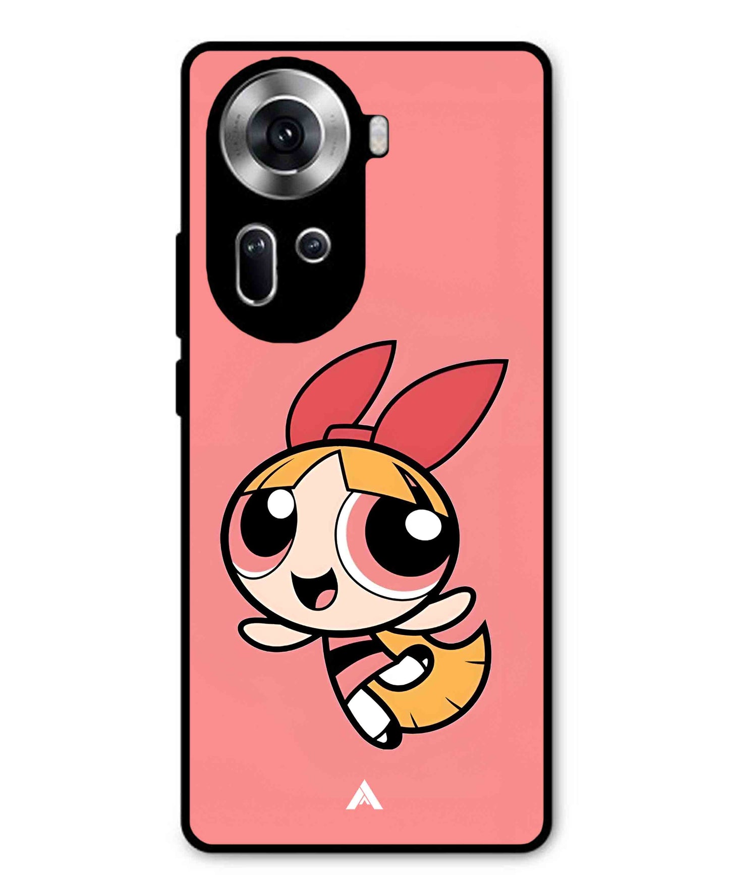 Powerpuff Girls Blossom Metal Back Cover Phone Case for Oppo Reno 11