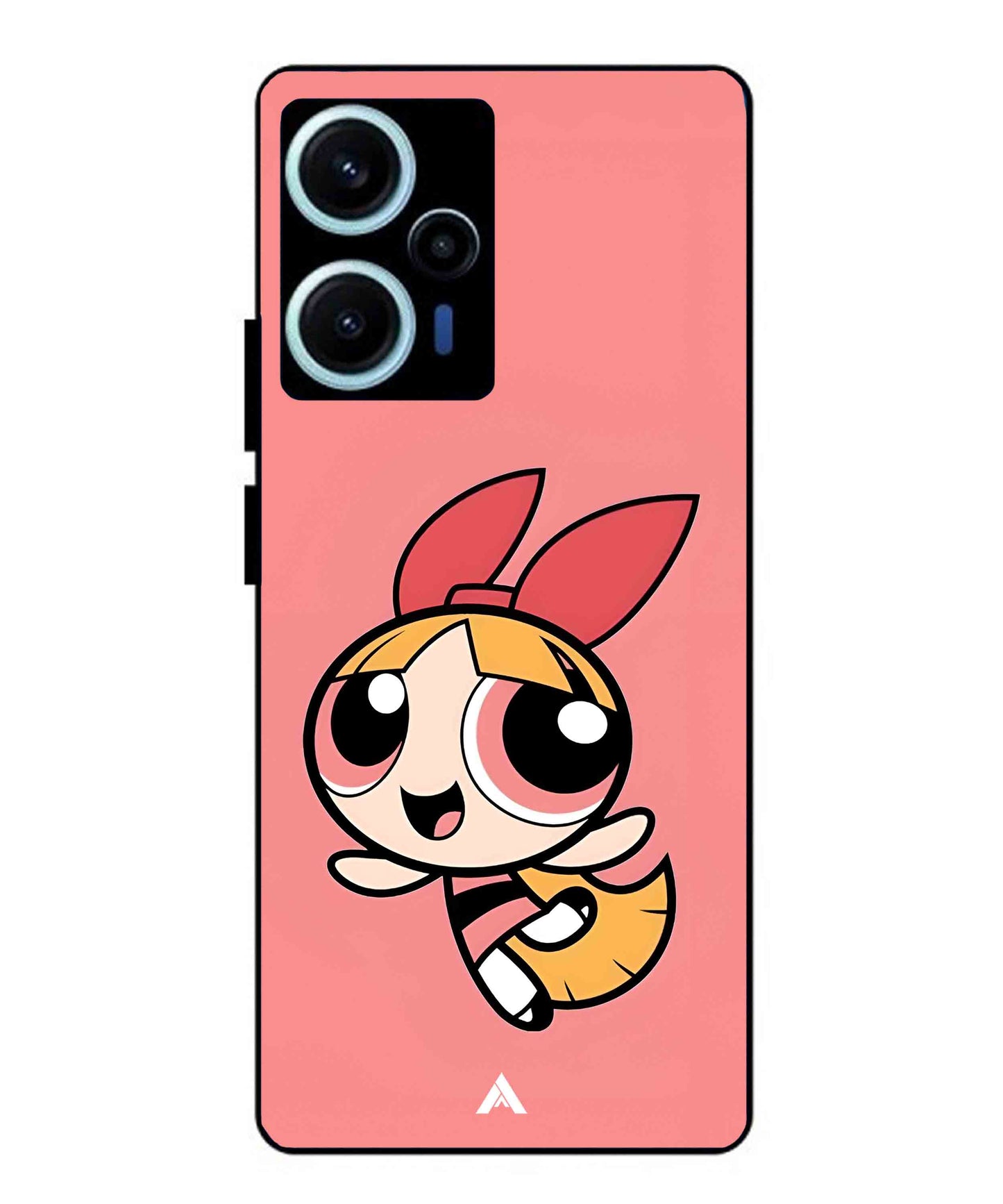Powerpuff Girls Blossom Metal Back Cover Phone Case for Poco F5