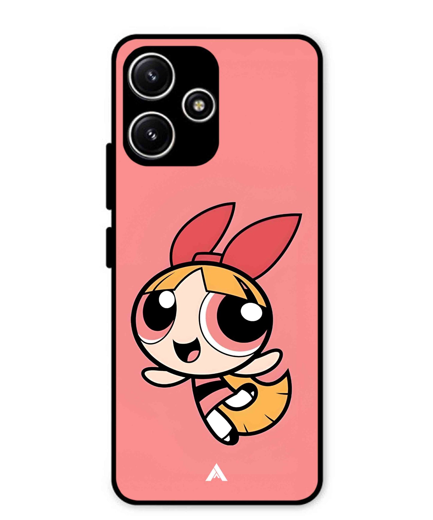 Powerpuff Girls Blossom Metal Back Cover Phone Case for Poco M6 Pro