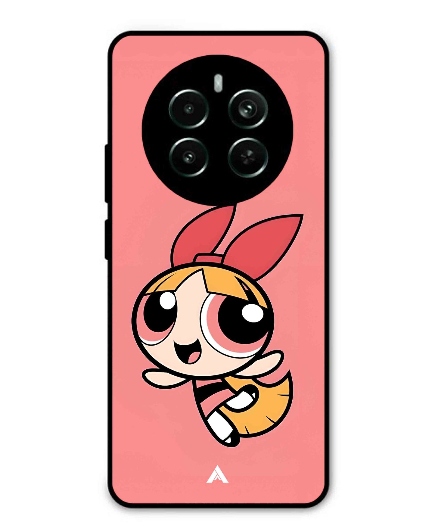 Powerpuff Girls Blossom Metal Back Cover Phone Case for Realme 12 Pro Plus