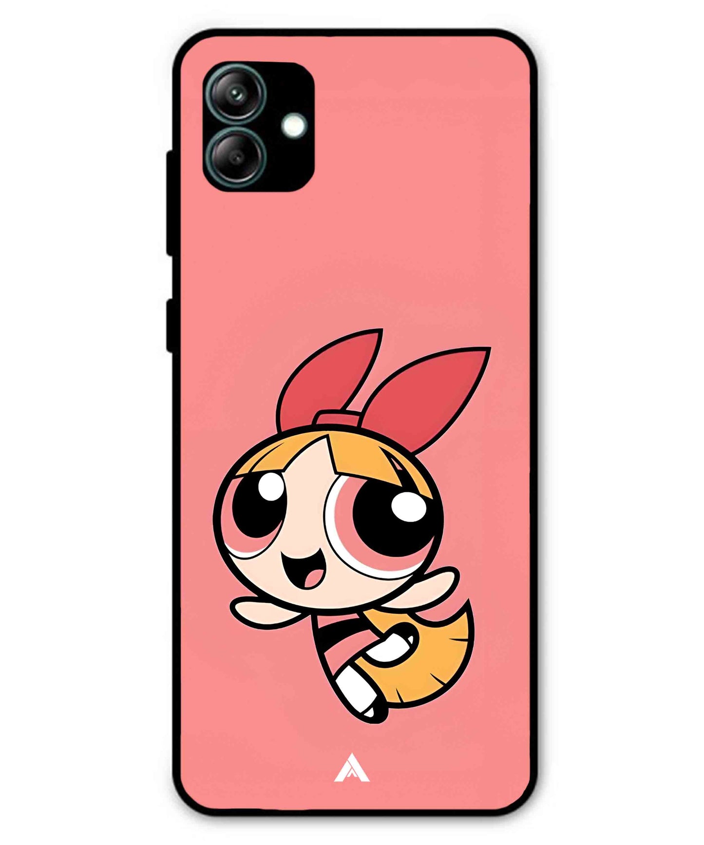 Powerpuff Girls Blossom Metal Back Cover Phone Case for Samsung Galaxy A04