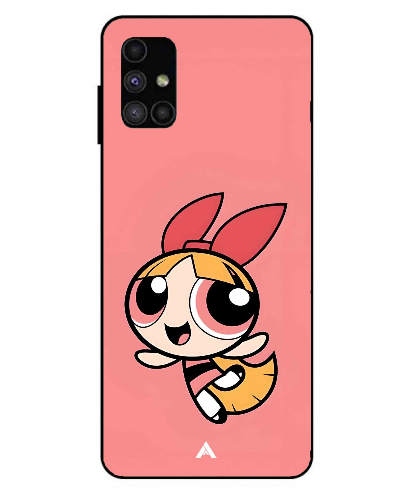 Powerpuff Girls Blossom Metal Back Cover Phone Case for Samsung Galaxy M51